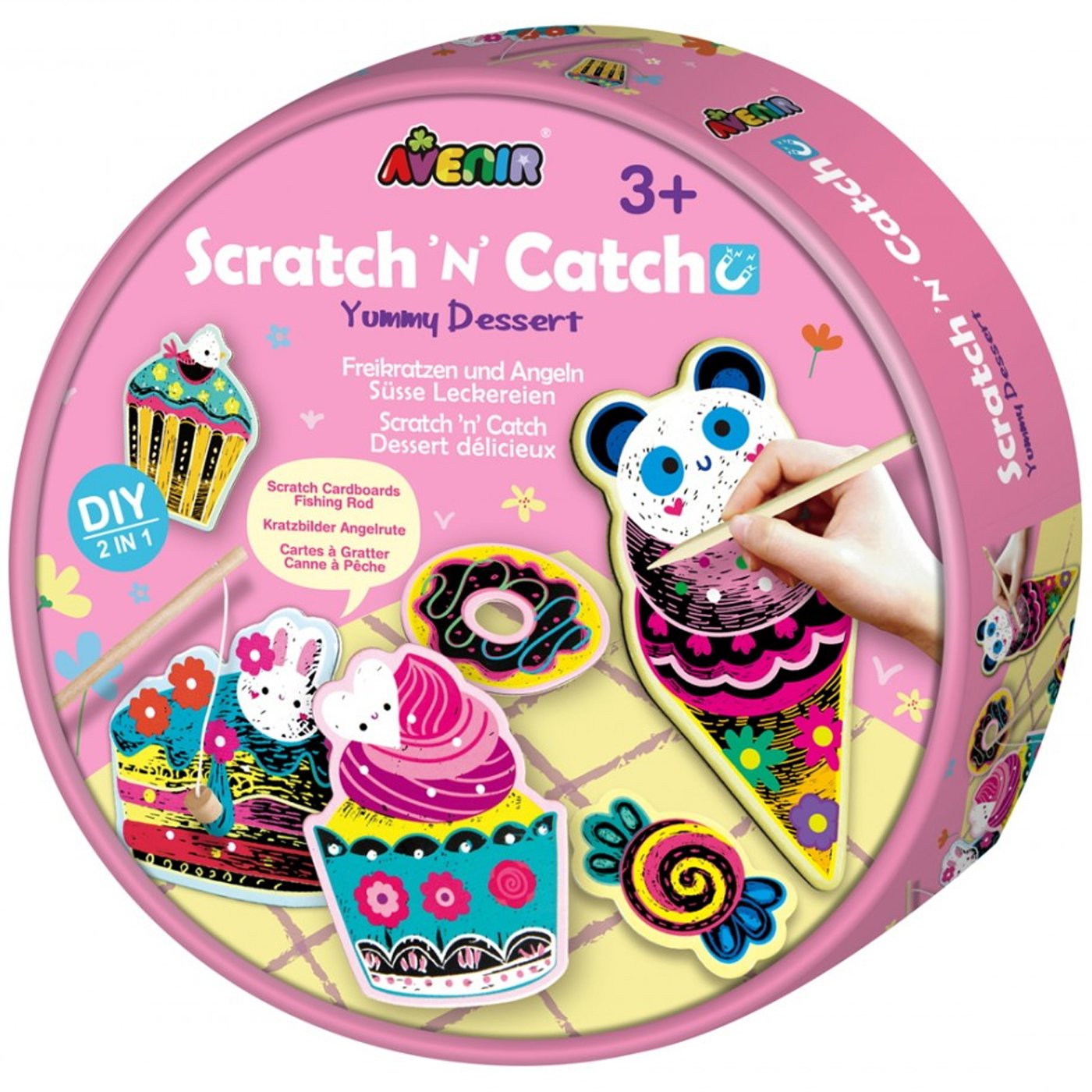 Avenir Avenir Scratch 'N' Catch Κωδ 60766 Παιδικό Εκπαιδευτικό Παιχνίδι 3+ Years 1 Τεμάχιο - Yummy Dessert