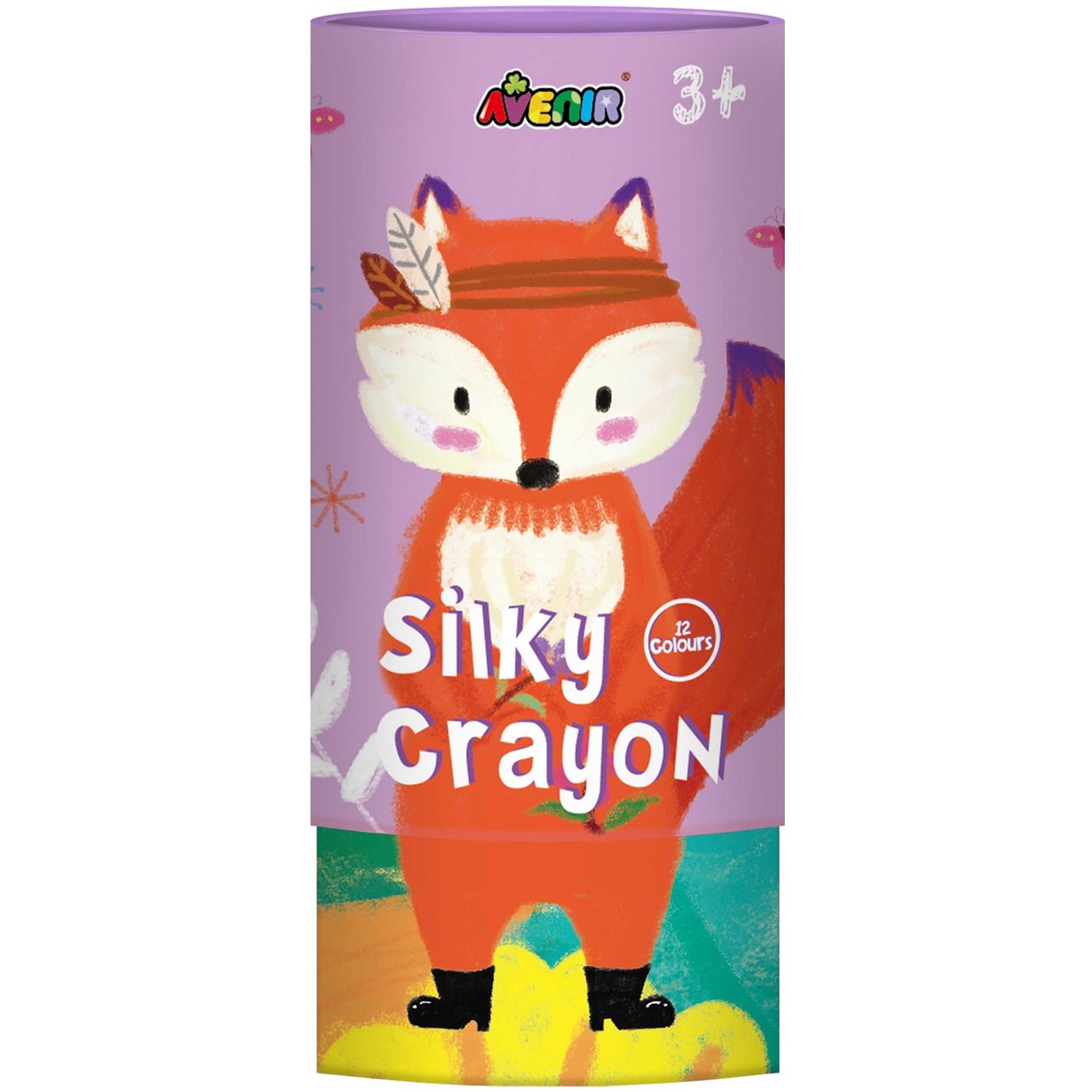 Avenir Avenir Silky Crayons Κωδ 60402 Κηρομπογιές & Πόστερ Ζωγραφικής 1 Τεμάχιο - Fox