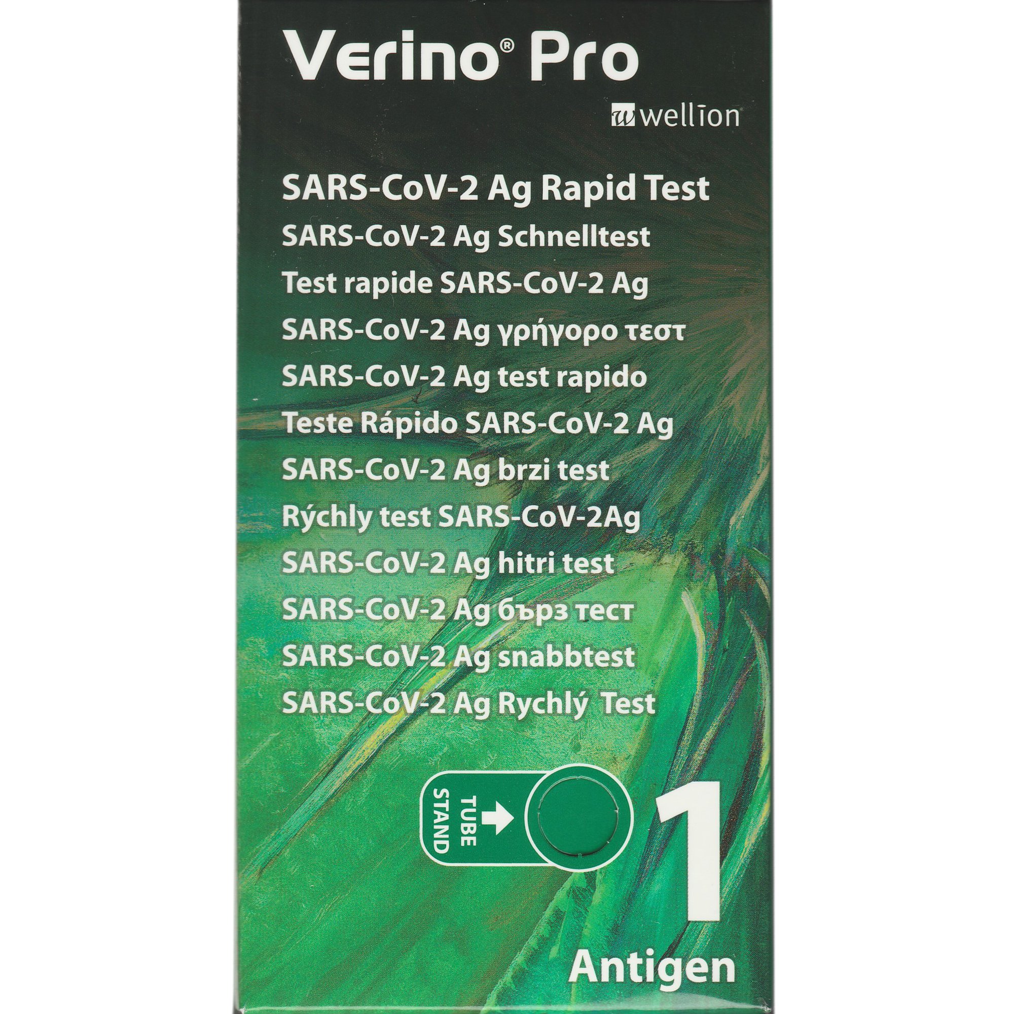 Wellion Verino Pro Sars-Cov-2 Ag Rapid Self Test Διαγνωστικό Τεστ Covid Ταχείας Ανίχνευσης Αντιγόνου με Ρινοφαρυγγικό Δείγμα 1 Τεμάχιο φωτογραφία