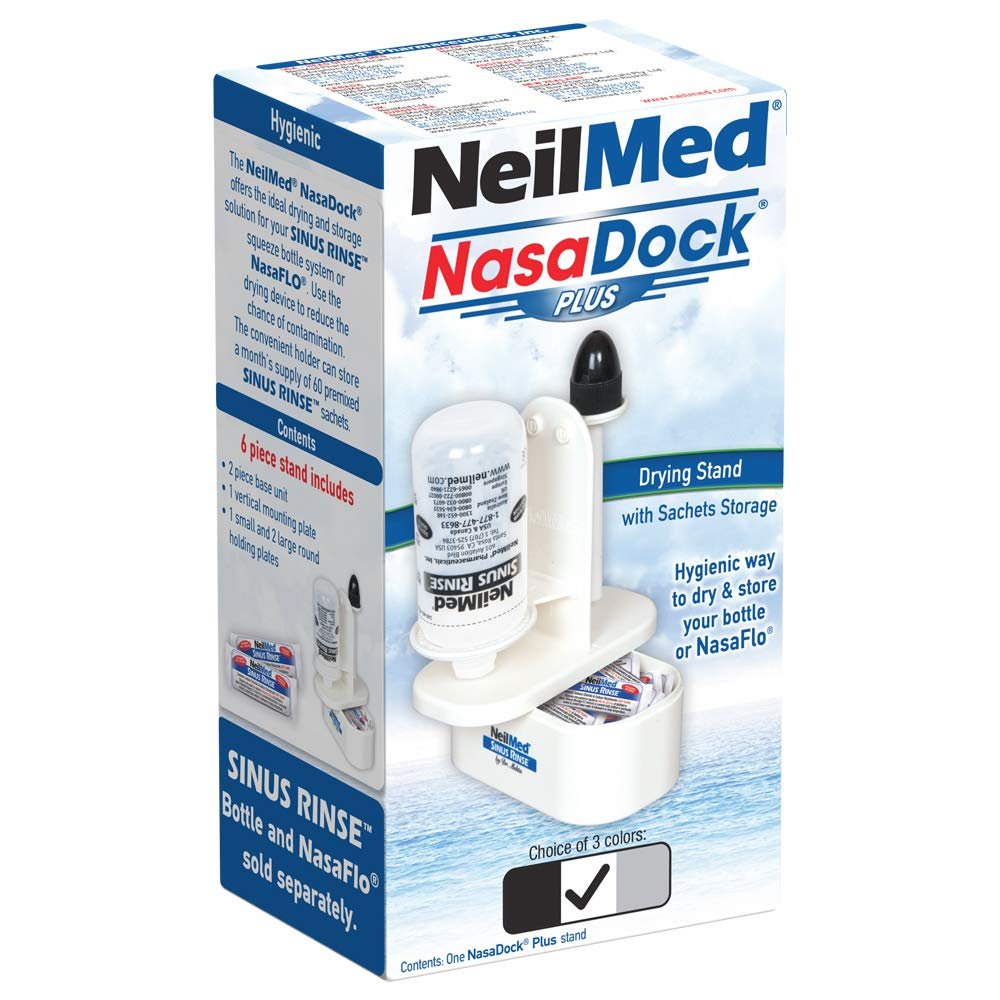 NeilMed NeilMed NasaDock Plus Drying Stand Βάση Αποθήκευσης Συσκευής Ρινικών Πλύσεων Sinus Rinse & Φακελίσκων Sinus 1 Τεμάχιο