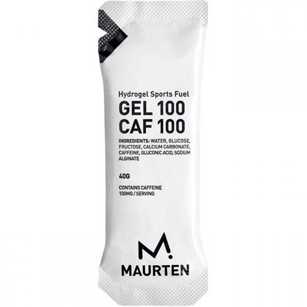 Maurten Maurten Gel 100 Caf 100 Συμπλήρωμα Διατροφής με Καφεΐνη Μινιμαλιστικής Φόρμουλας Τεχνολογίας Hydrogel για Ενέργεια & Εγρήγορση Κατά τη Διάρκεια Έντονης Άθλησης 40g, 1 Τεμάχιο