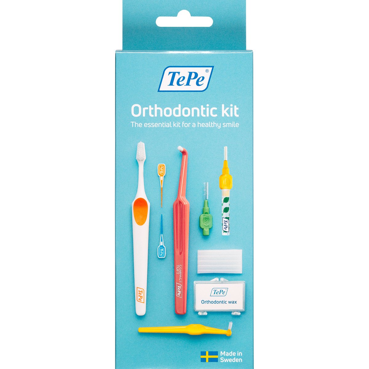 Tepe Orthodontic Kit Ολοκληρωμένο Σετ Προϊόντων Στοματικής Υγιεινής 1 Τεμάχιο