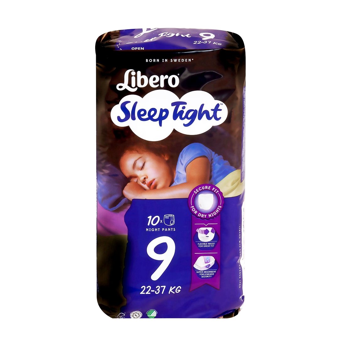 Libero Sleep Tight Πάνες Νύχτας με Ενισχυμένη Απορροφητικότητα 22-37kg 10τμχ φωτογραφία