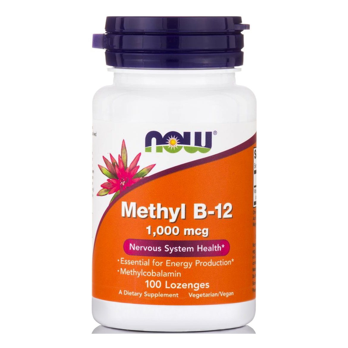 Now Now Foods Methyl B-12 για τη Φυσιολογική Λειτουργία του Εγκεφάλου του Νευρικού Συστήματος και του Ανοσοποιητικού 1000mcg 100tabs