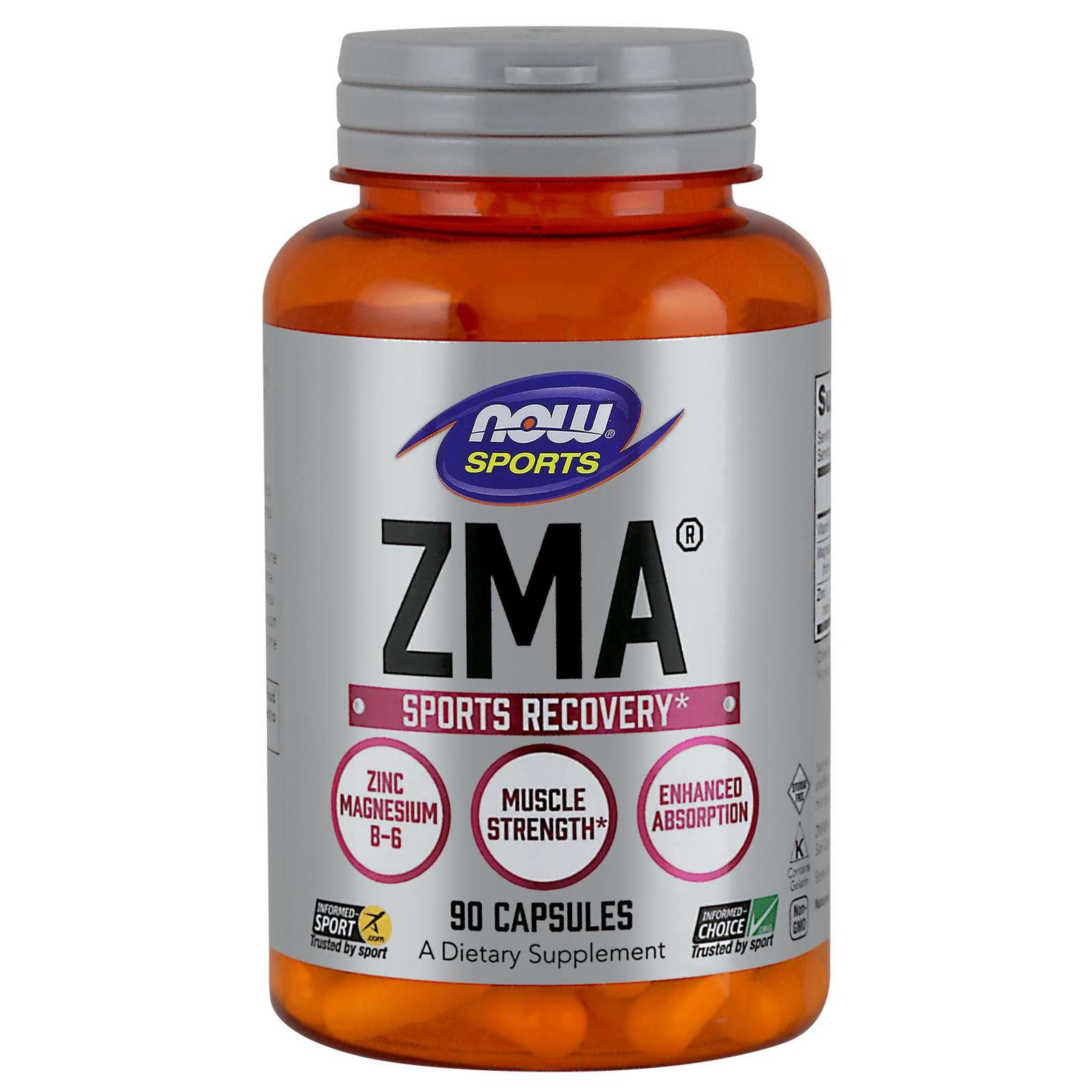 Now Now Foods ZMA® 800mg Συμπλήρωμα Διατροφής Ιδανική Φόρμουλα για την Αποκατάσταση & τη Ανάπλαση του Μυϊκού Ιστού 90caps