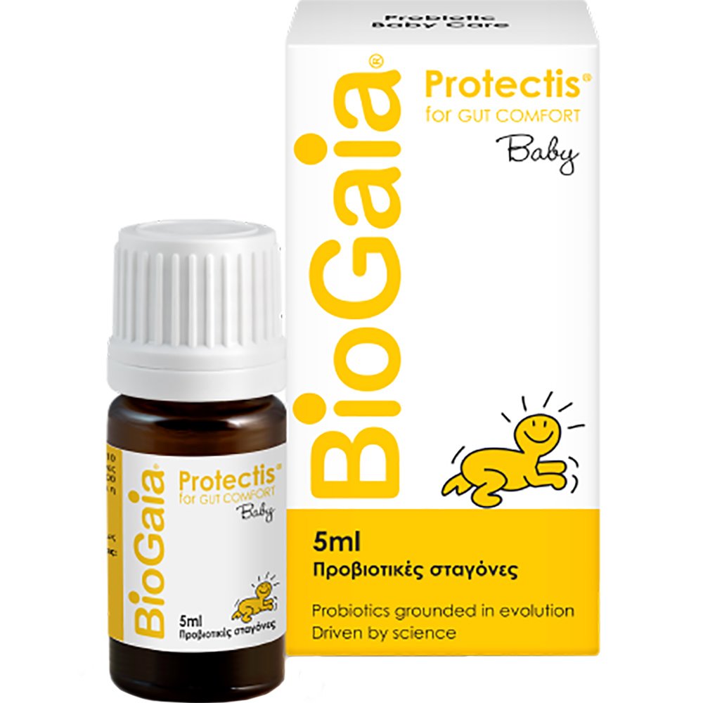 BioGaia BioGaia Protectis Probiotic Baby Care for Gut Comfort Συμπλήρωμα Διατροφής Προβιοτικών Σταγόνων για Βρεφικούς Κολικούς 5ml