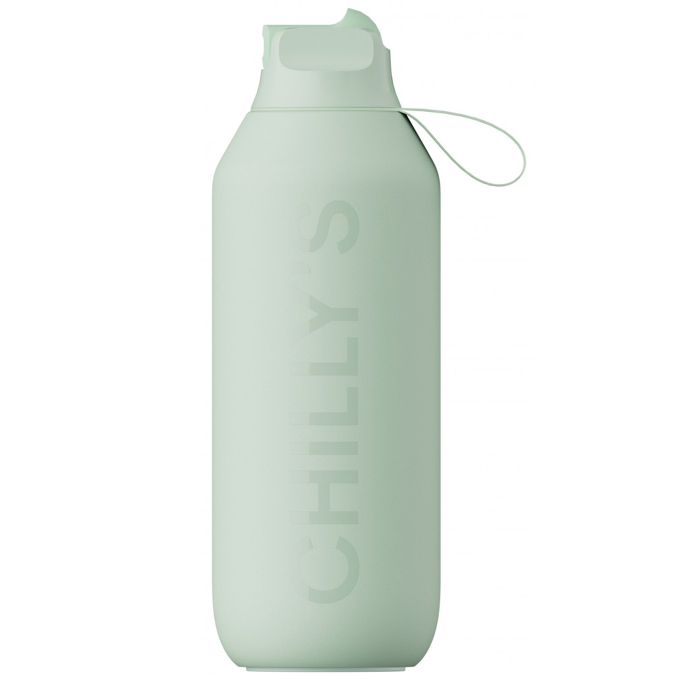 Chilly's Chilly's Series 2 Flip Sport Bottle Ανοξείδωτος Θερμός με Καλαμάκι & Αντιμικροβιακό Στόμιο για Κρύα Ροφήματα 500ml, Κωδ 22605 - Lichen Green