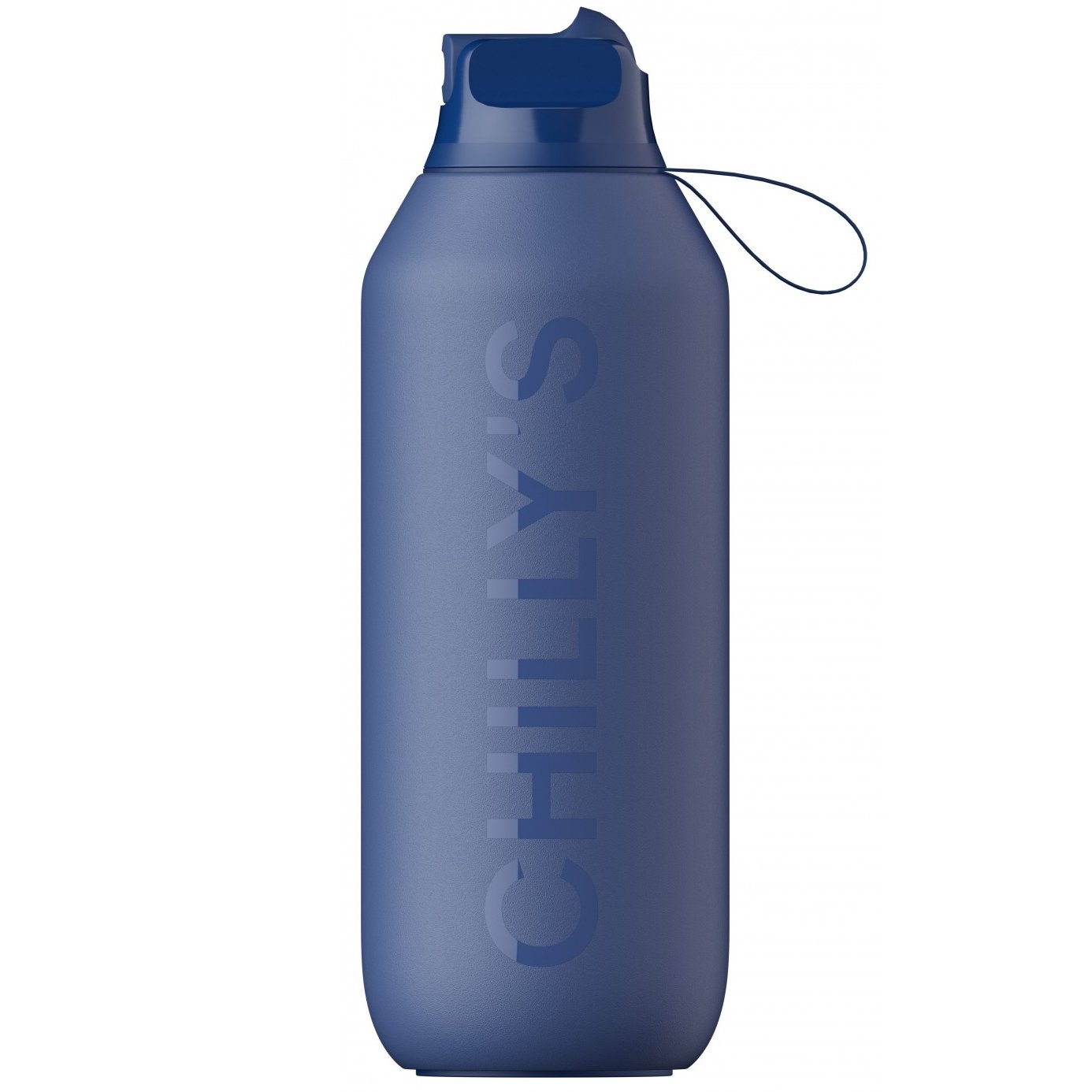 Chilly's Chilly's Series 2 Flip Sport Bottle Ανοξείδωτος Θερμός με Καλαμάκι & Αντιμικροβιακό Στόμιο για Κρύα Ροφήματα 500ml, Κωδ 22607 - Whale Blue