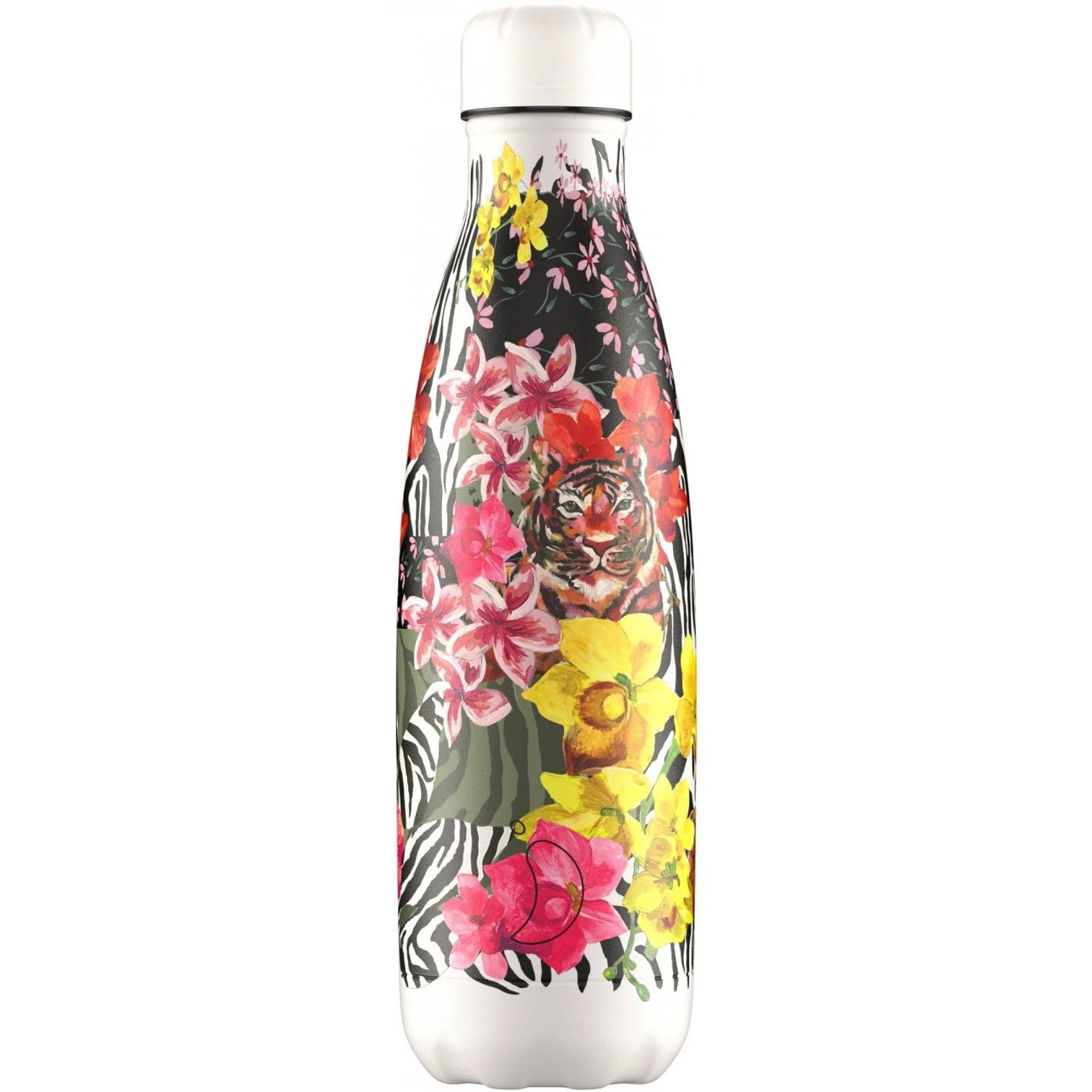 Chilly's Chilly's Tropical Bottle Ανοξείδωτο Μπουκάλι Θερμός με Σχέδιο 500ml - Monstera Leaves