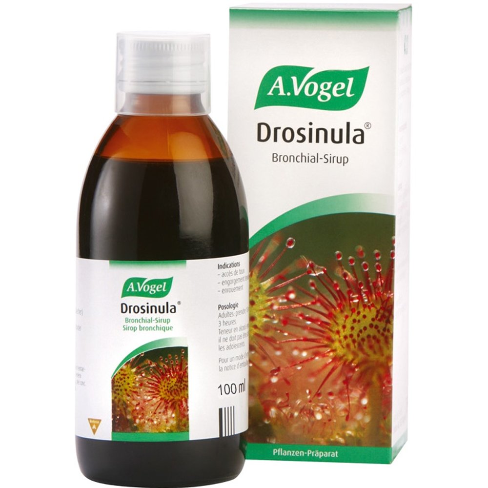 A.VOGEL A. Vogel Drosinula Bronchial Sirup Σιρόπι με Εκχύλισμα Βοτάνων για Ξηρό & Παραγωγικό Βήχα Κατά Της Βραχνάδας & Ερεθισμένου Βλεννογόνου για Ρευστοποίηση Βλεννωδών Εκκρίσεων 100ml