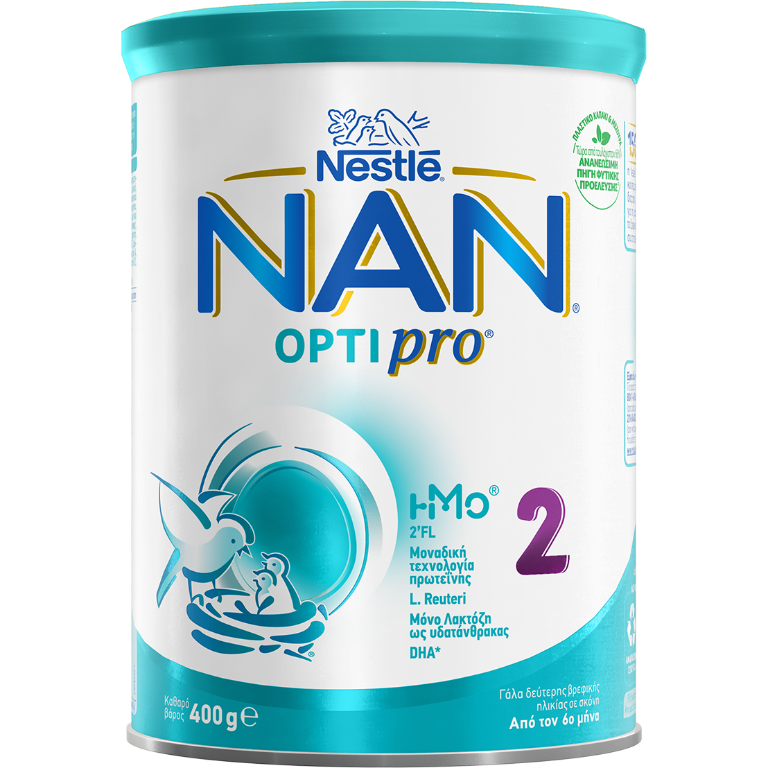 Nestle Nestle NAN Optipro 2 Γάλα σε Σκόνη για Βρέφη, Κατάλληλο Από τον 6ο Μήνα 400gr