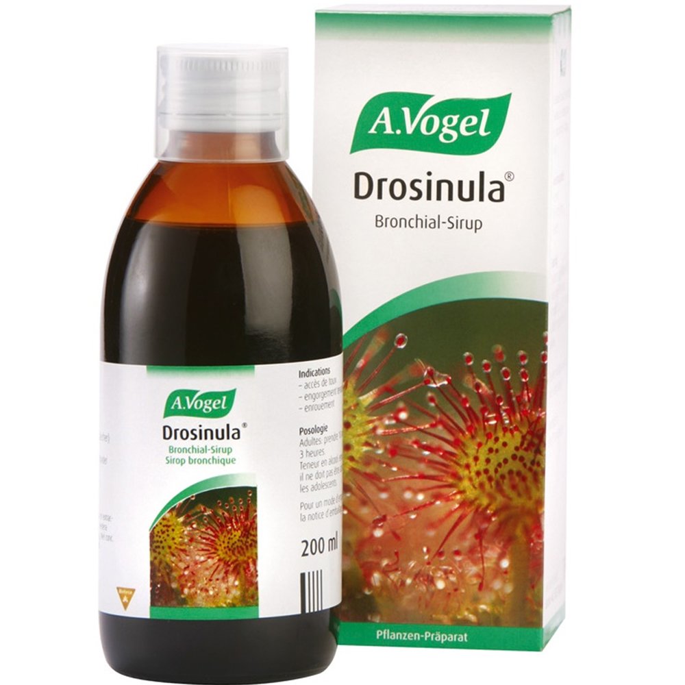 A. Vogel Drosinula Bronchial Sirup Σιρόπι με Εκχύλισμα Βοτάνων για Ξηρό & Παραγωγικό Βήχα Κατά Της Βραχνάδας & Ερεθισμένου Βλεννογόνου για Ρευστοποίηση Βλεννωδών Εκκρίσεων 200ml φωτογραφία