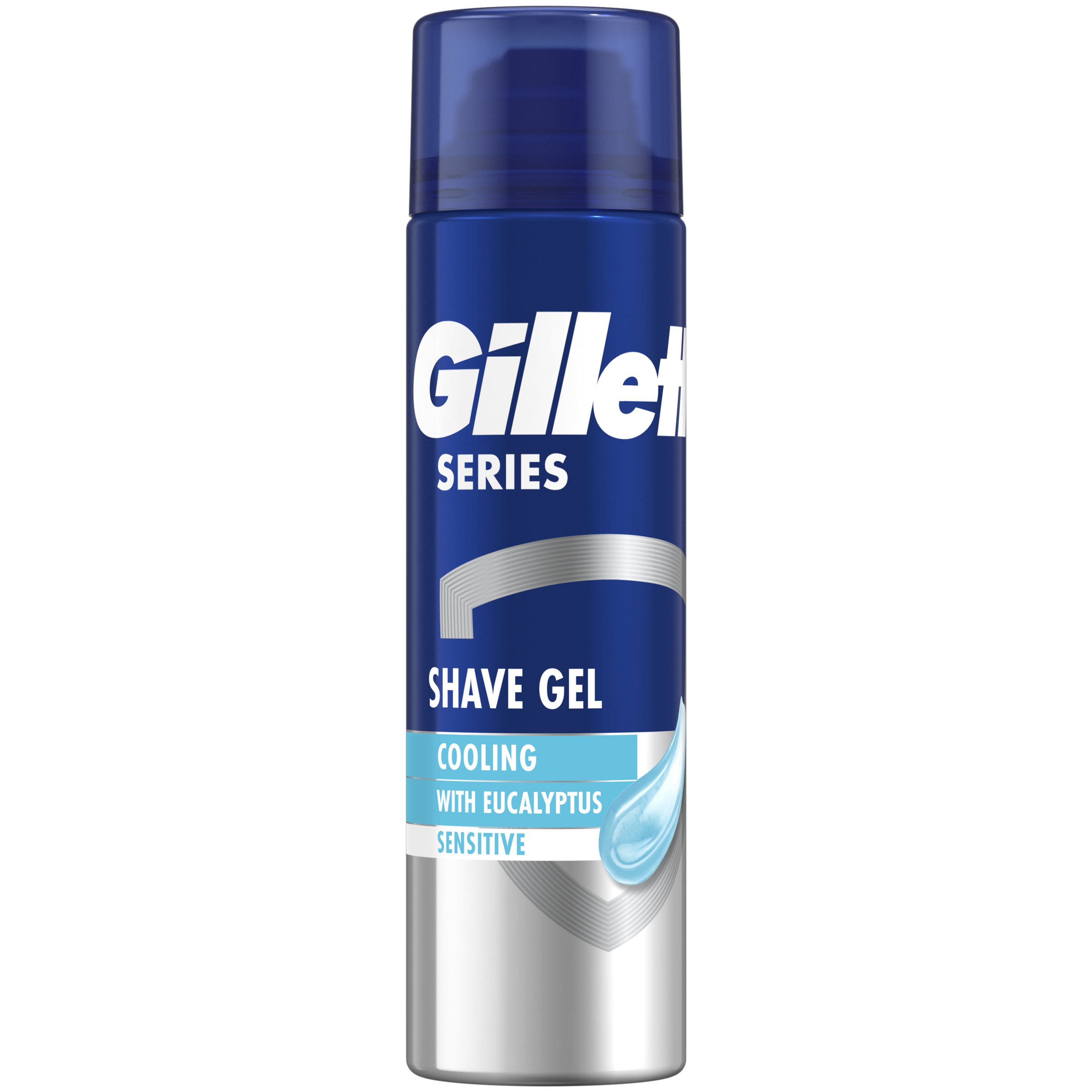 Gillette Gillette Series Cooling Sensitive Gel Ξυρίσματος με Ευκάλυπτο για Ευαίσθητες Επιδερμίδες Κατά των Ερεθισμών 200ml