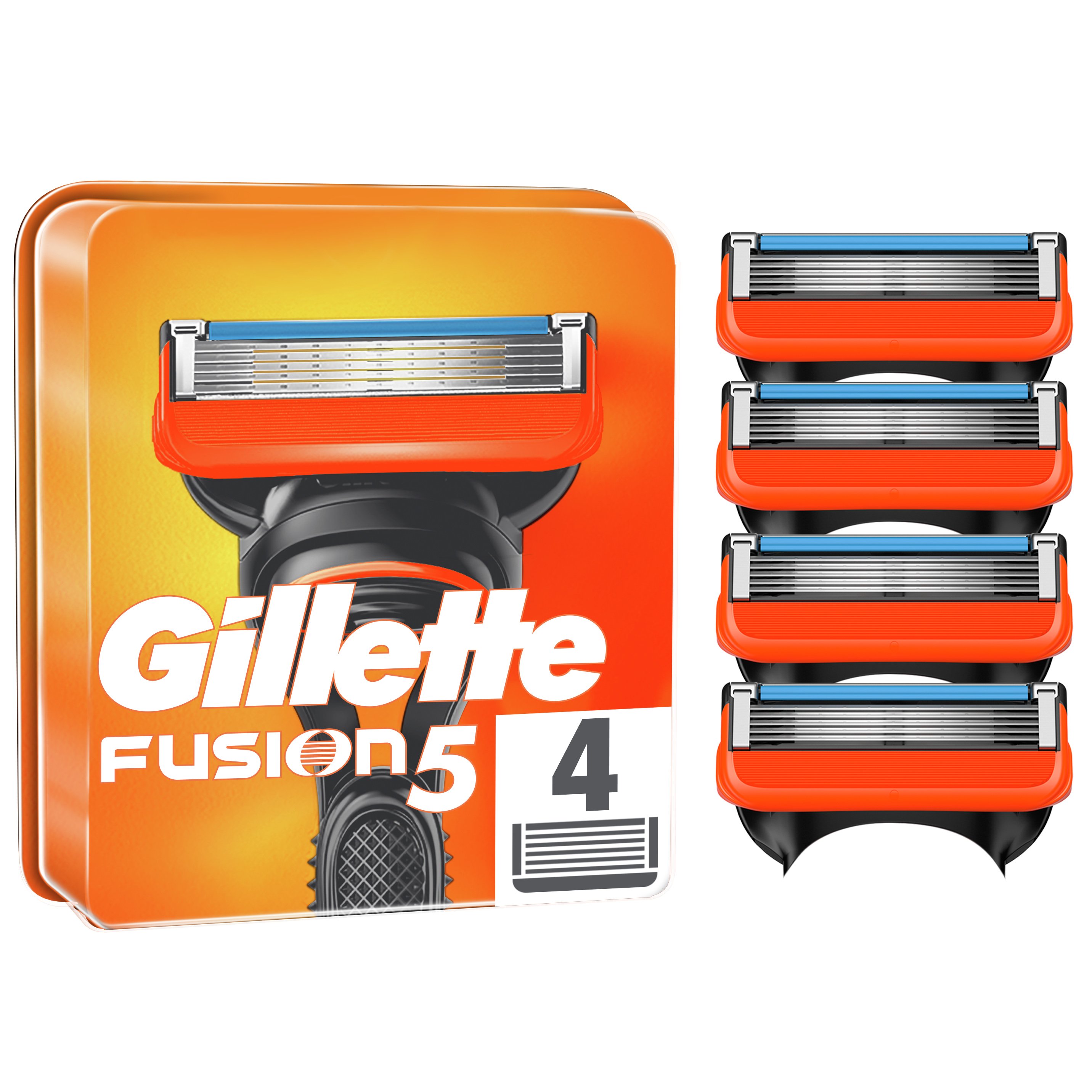 Gillette Gillette Fusion5 Ανταλλακτικά Ξυριστικής Μηχανής 4τεμάχια