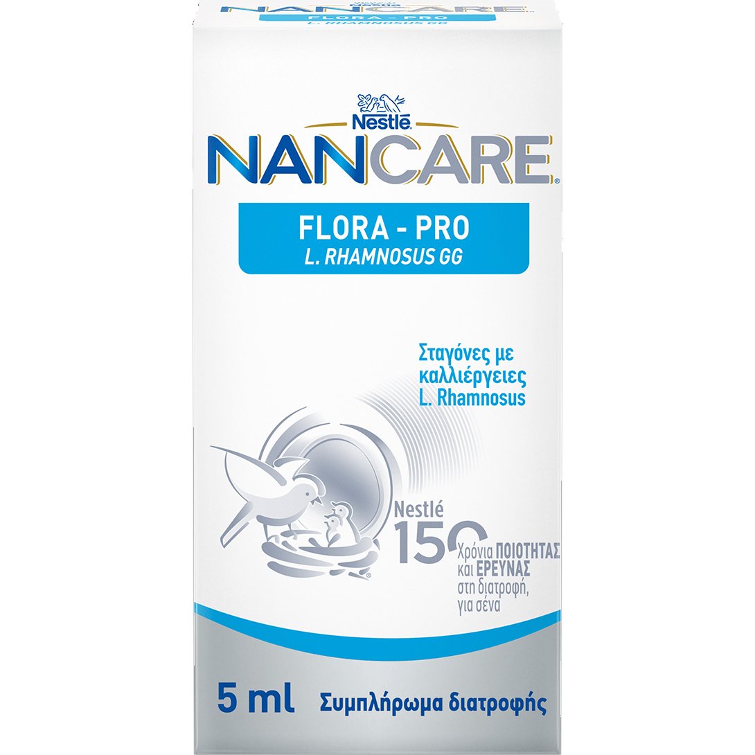 Nestle NANCare Flora Pro Συμπλήρωμα Διατροφής που Συμβάλλει στην Ισορροπία στην Ισορροπία του Εντερικού Μικροβιώματος 5ml φωτογραφία