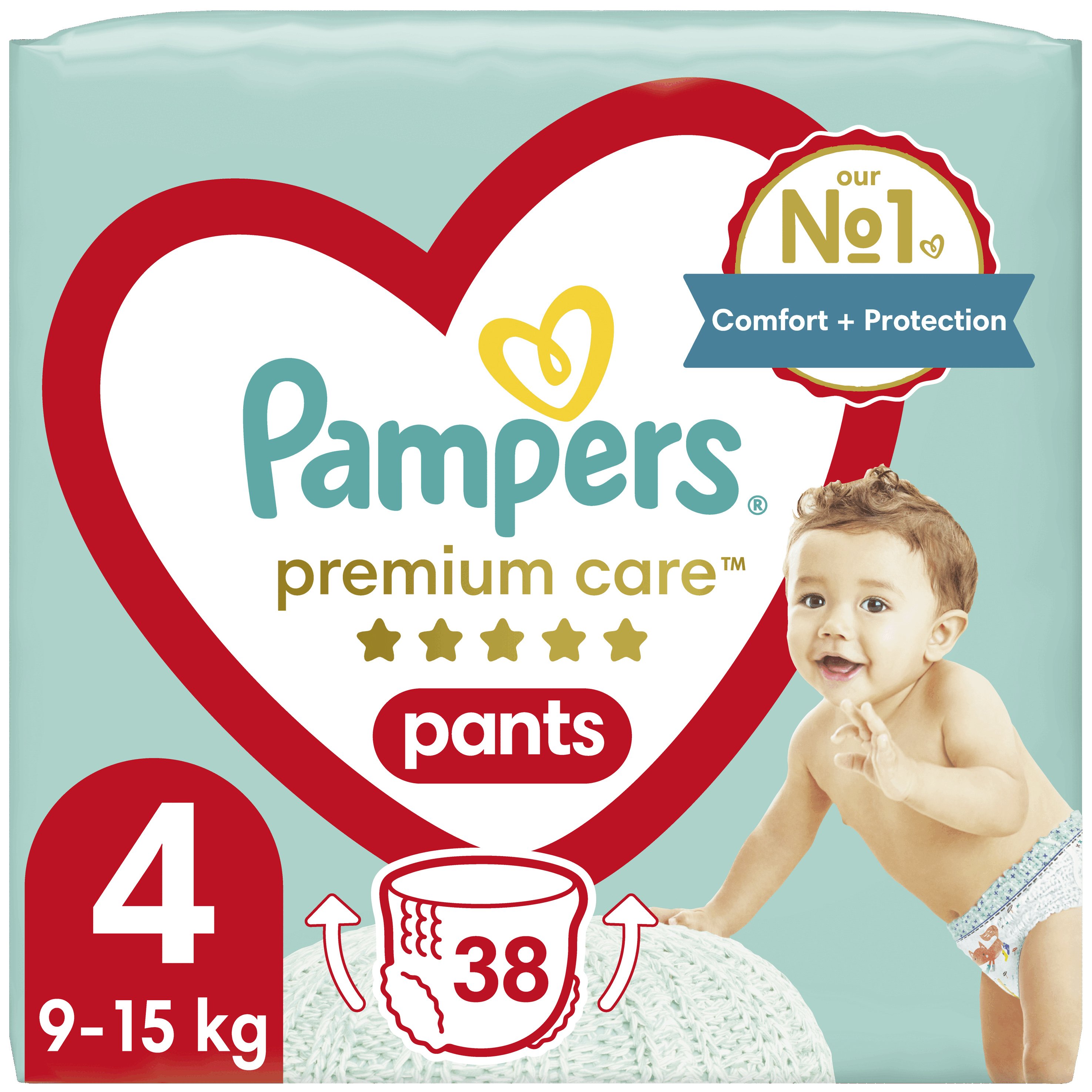 Pampers Pampers Premium Care Pants Jumbo Pack No4 (9-15kg) 38 πάνες