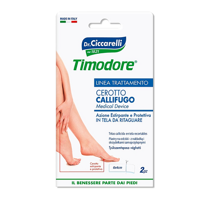 Dottor Ciccarelli Dr Ciccarelli Timodore Corn Remover Plasters Λωρίδα Αφαίρεσης Κάλων 2τμχ