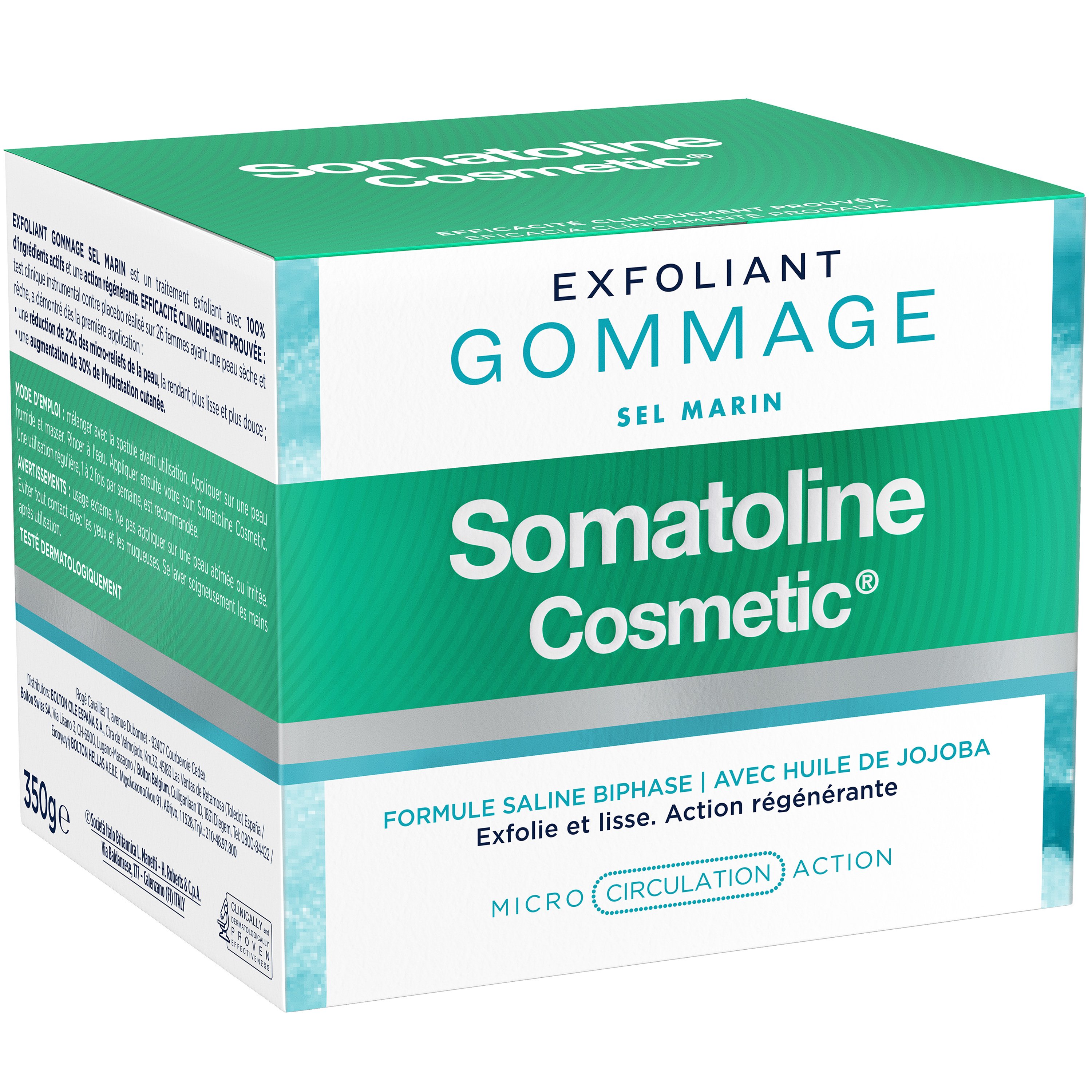 Somatoline Somatoline Cosmetic Scrub Sea Salt Απολεπιστικό Σώματος με Θαλάσσια Άλατα για Αδυνάτισμα 350g