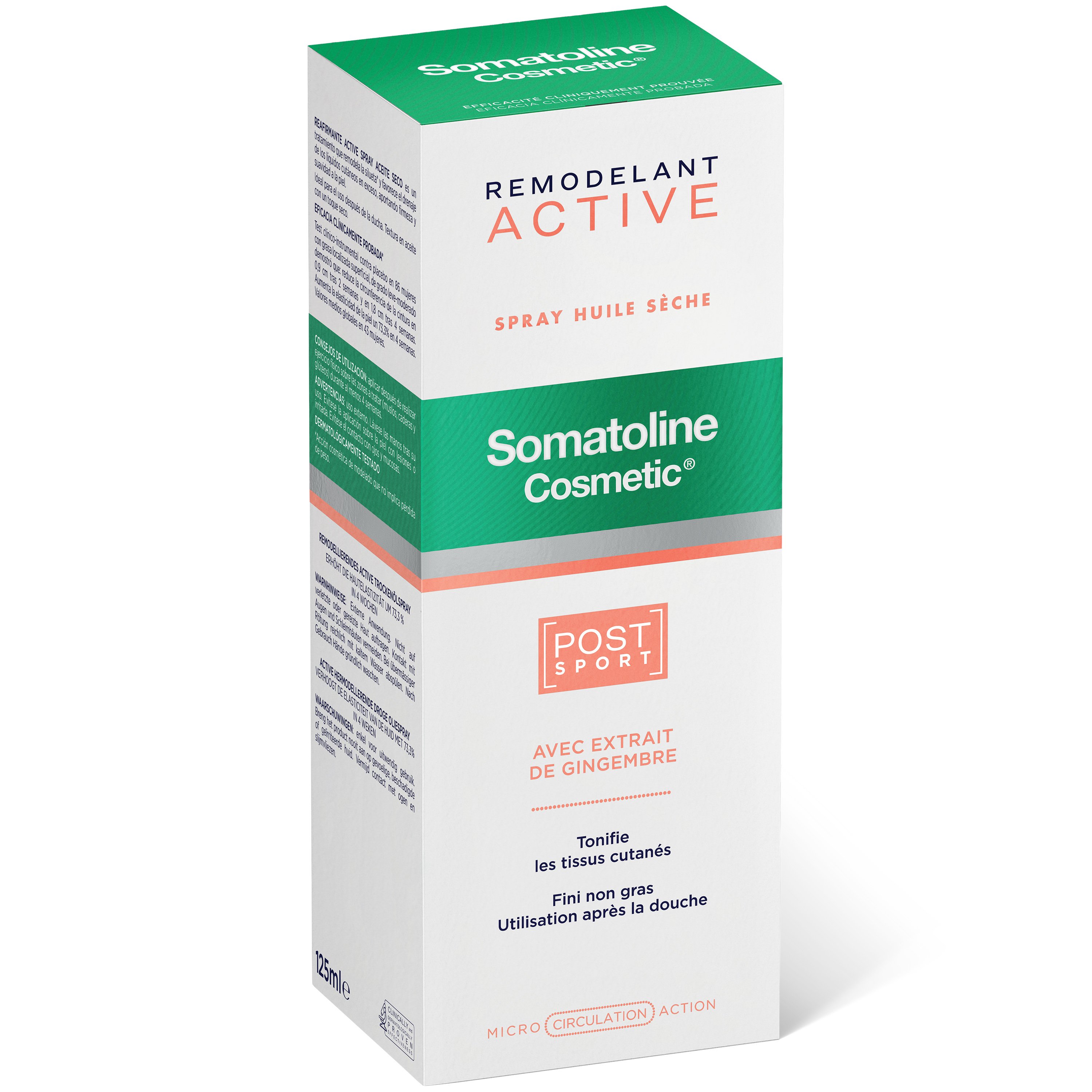 Somatoline Somatoline Cosmetic Remodelant Active Post Sport Dry Oil Spray Αγωγή Σμίλευσης Σώματος, σε Μορφή μη Λιπαρού Ελαίου, για Χρήση Μετά την Άθληση 125ml