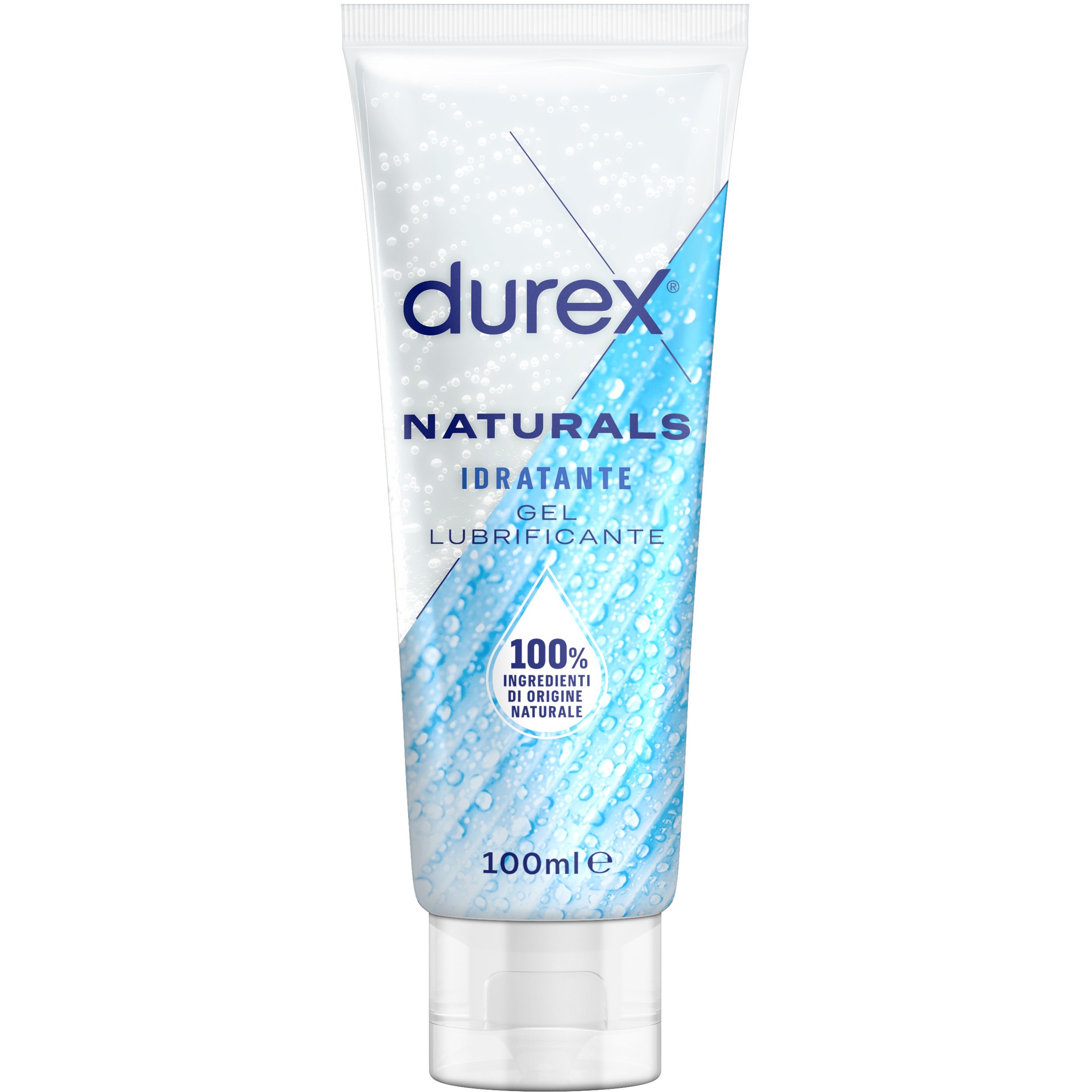 Durex Durex Naturals Lubricating Gel Ενυδατικό Λιπαντικό Gel με Φυσικά Συστατικά & Υαλουρονικό Οξύ 100ml