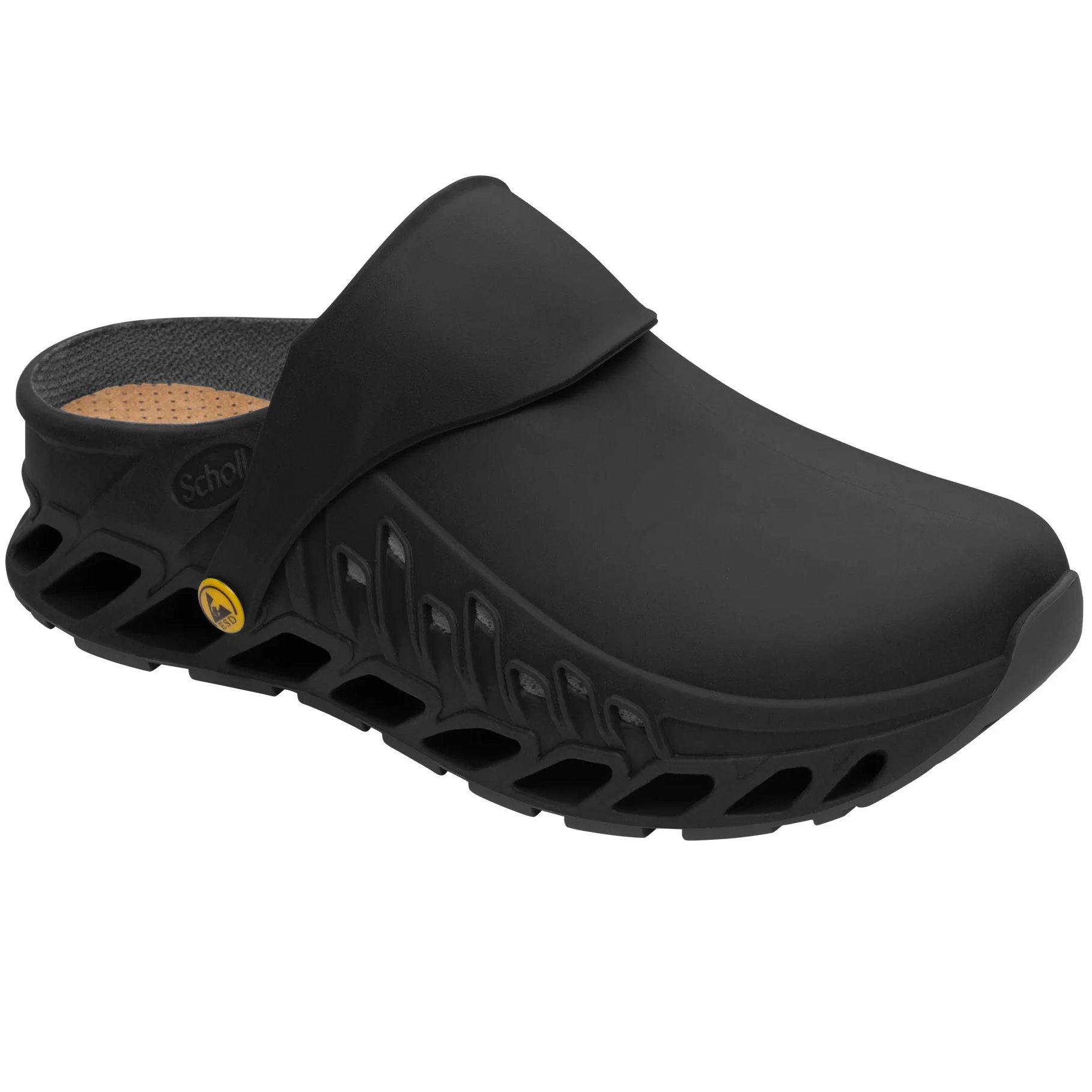 Scholl Shoes Evoflex F293781004 Ανδρικά Καλοκαιρινά Ανατομικά Παπούτσια, Χαρίζουν Σωστή Στάση & Φυσικό Χωρίς Πόνο Βάδισμα Black 1 Ζευγάρι - 40
