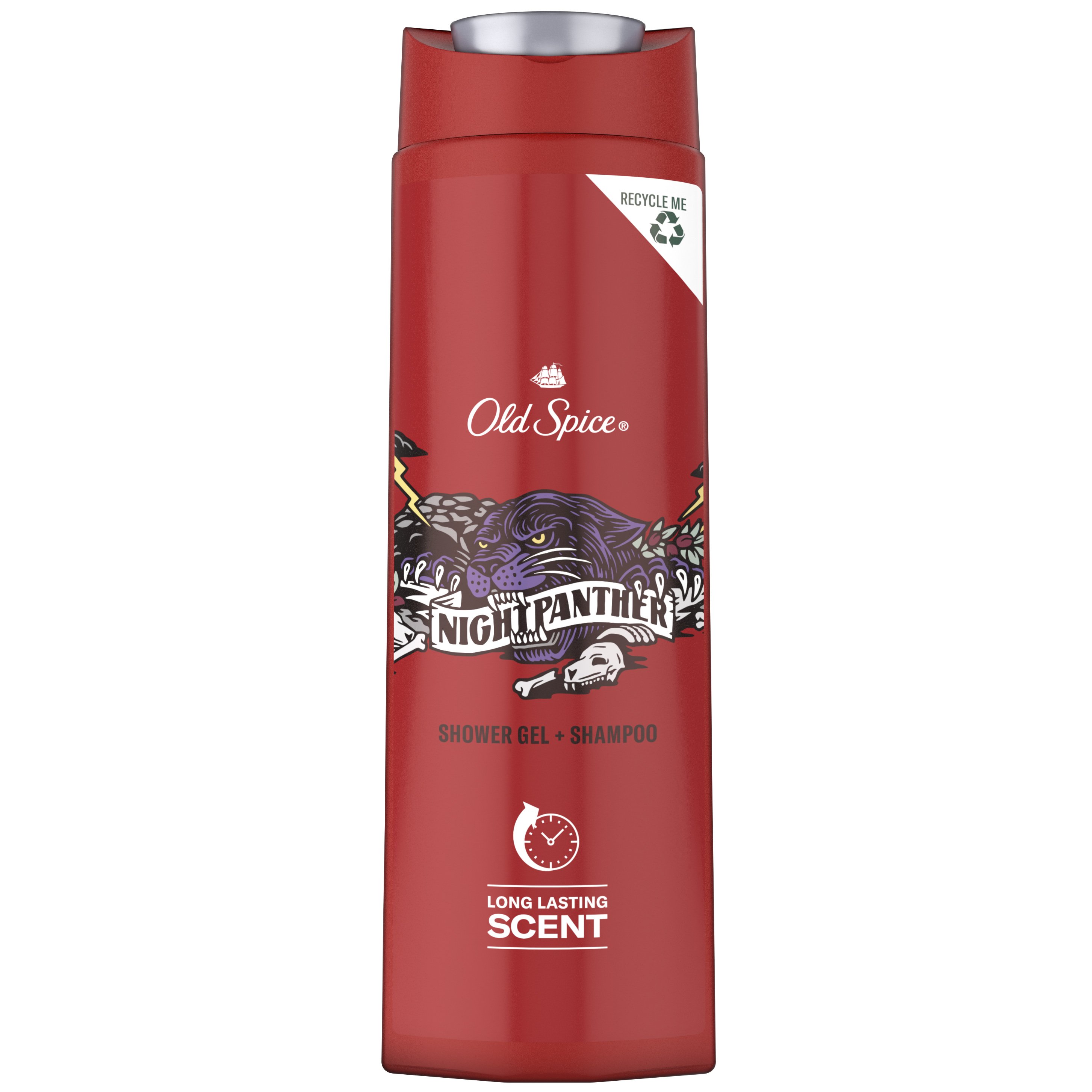 Old Spice Old Spice Night Panther Shower Gel & Shampoo Αφρόλουτρο Gel & Σαμπουάν για Άνδρες 400ml