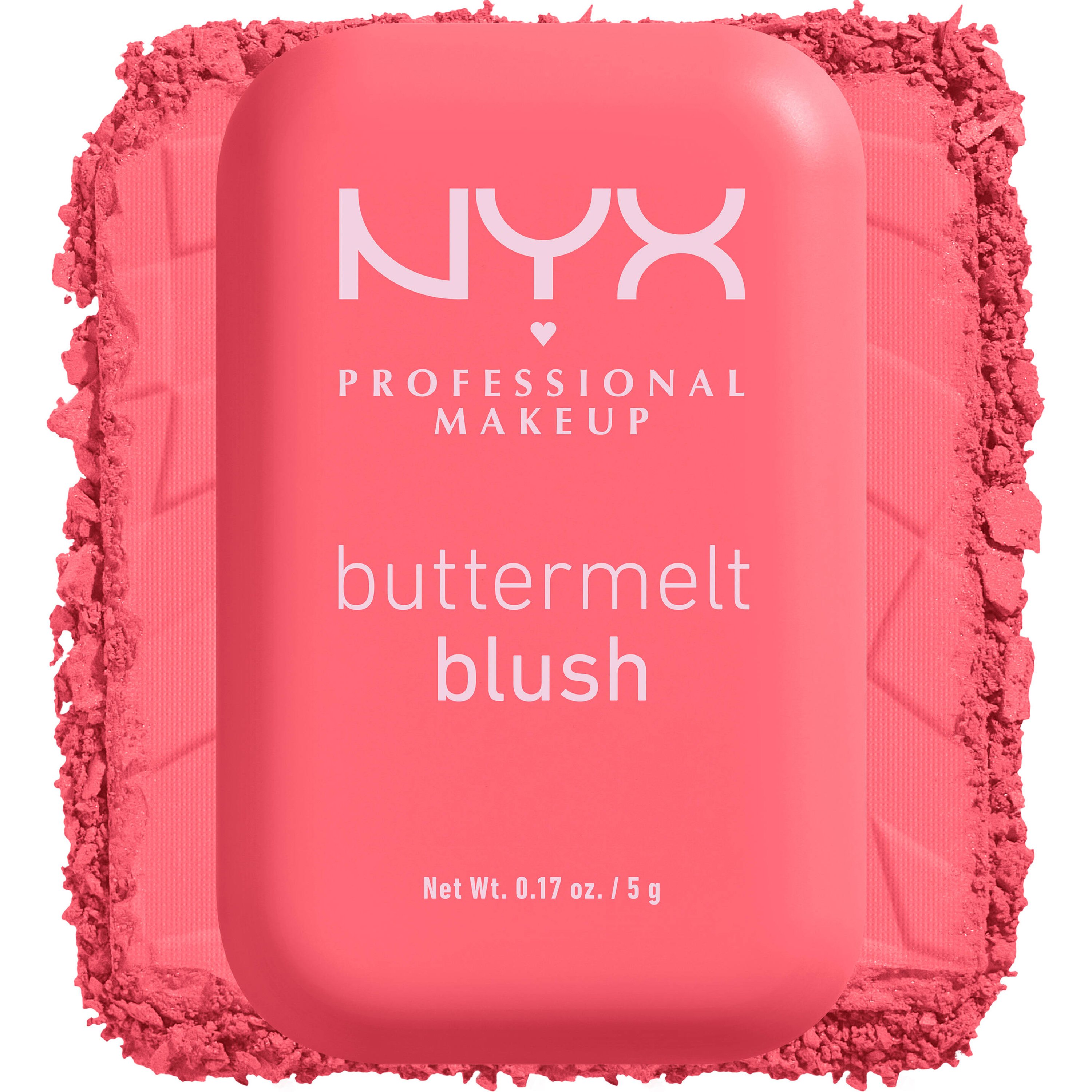 Nyx Professional Makeup Buttermelt Blush Ρουζ με Έντονο Χρώμα & Λαμπερό Τελείωμα, Shimmering Coral 5g - U Know Butta