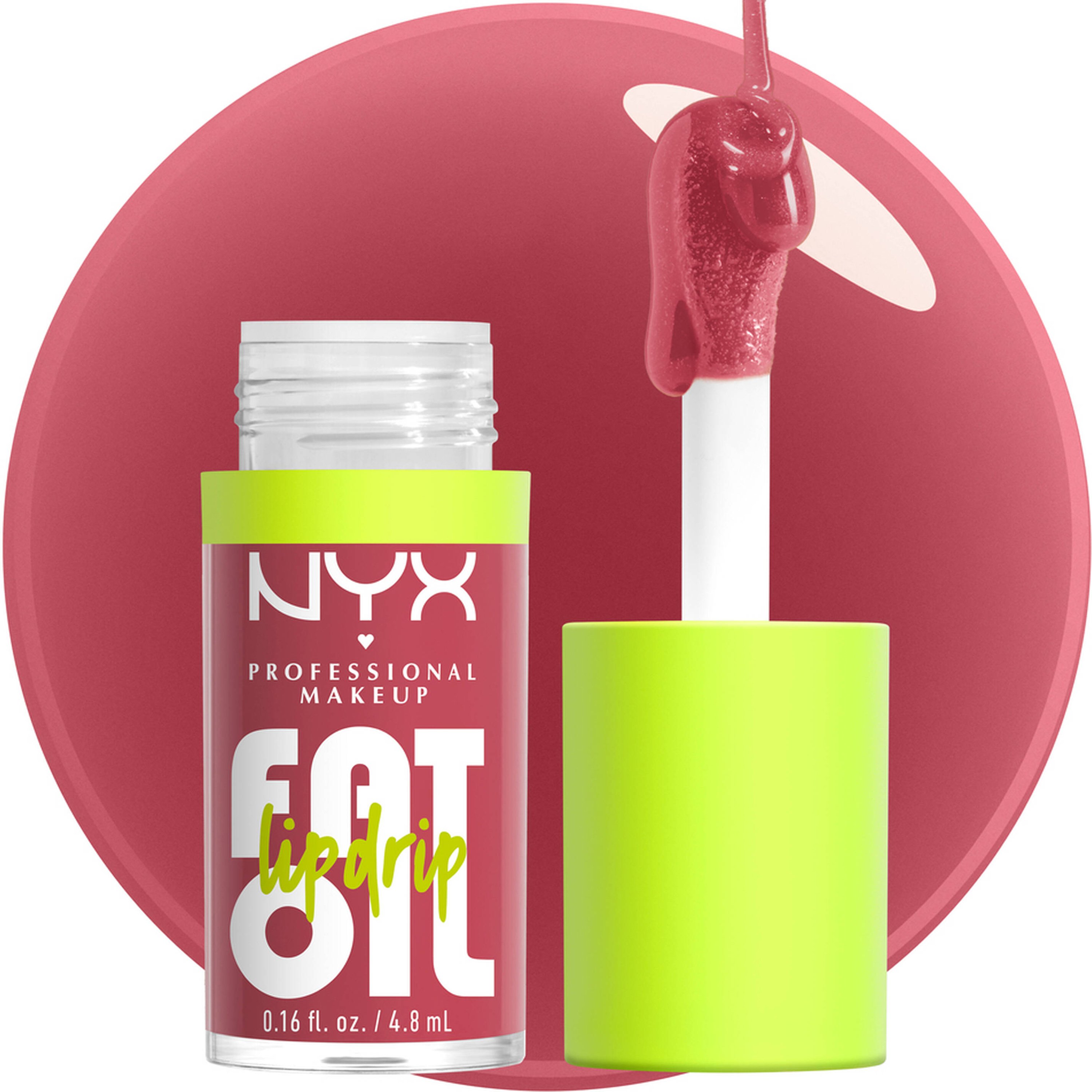 Nyx Professional Makeup Fat Oil Lip Drip Έλαιο Χειλιών για Εξαιρετικά Λαμπερό Αποτελέσμα & Προστασία 4.8ml - Chillin' Like a Villain