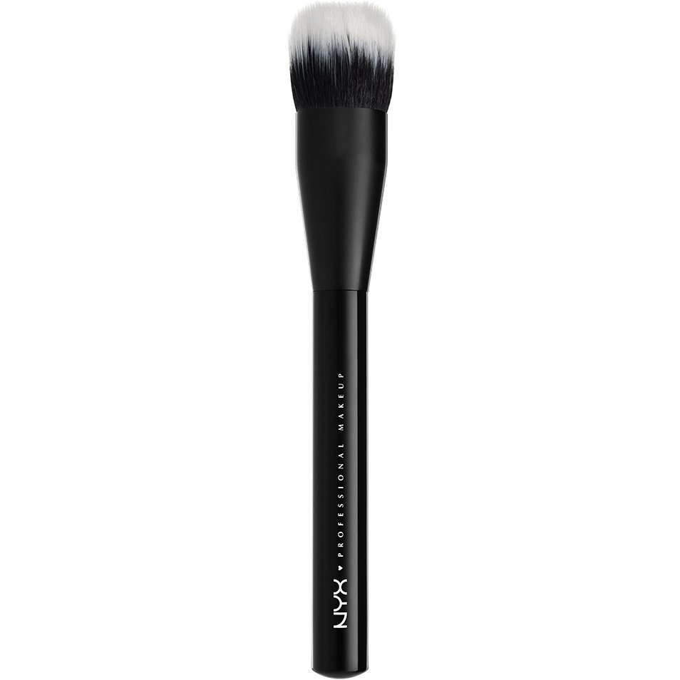 NYX Professional Makeup NYX Professional Makeup Dual Fiber Foundation Brush Μαλακό Μεγάλο Πινέλο για Εύκολη Εφαρμογή Οποιουδήποτε Υγρού Makeup 1 Τεμάχιο