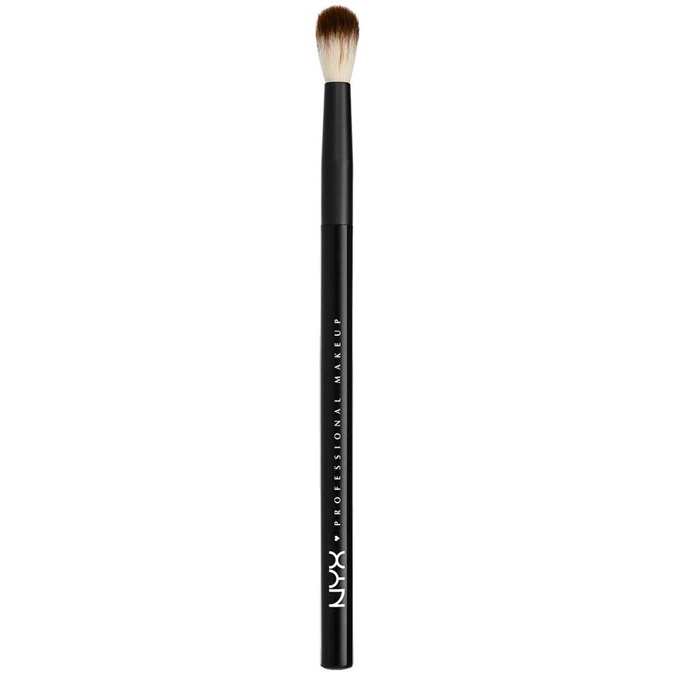 NYX Professional Makeup NYX Professional Makeup Blending Brush Μακρύ Στρογγυλεμένο Πινέλο Ιδανικό για την Ανάμειξη Έντονων Αστραφτερών Σκιών 1 Τεμάχιο