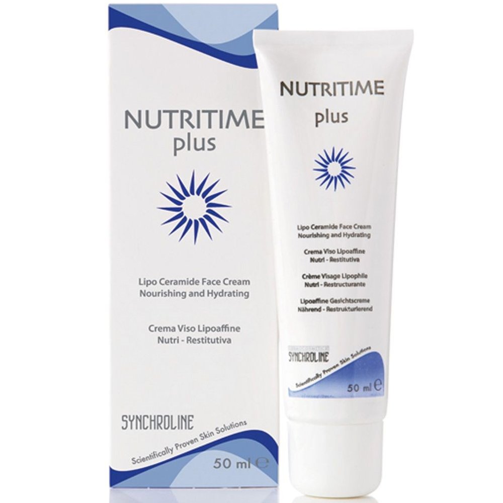 Synchroline Synchroline Nutritime Plus Face Cream Ενυδατική - Θρεπτική Κρέμα Προσώπου και Λαιμού για Ξηρό και Πολύ Ξηρό Δέρμα 50ml