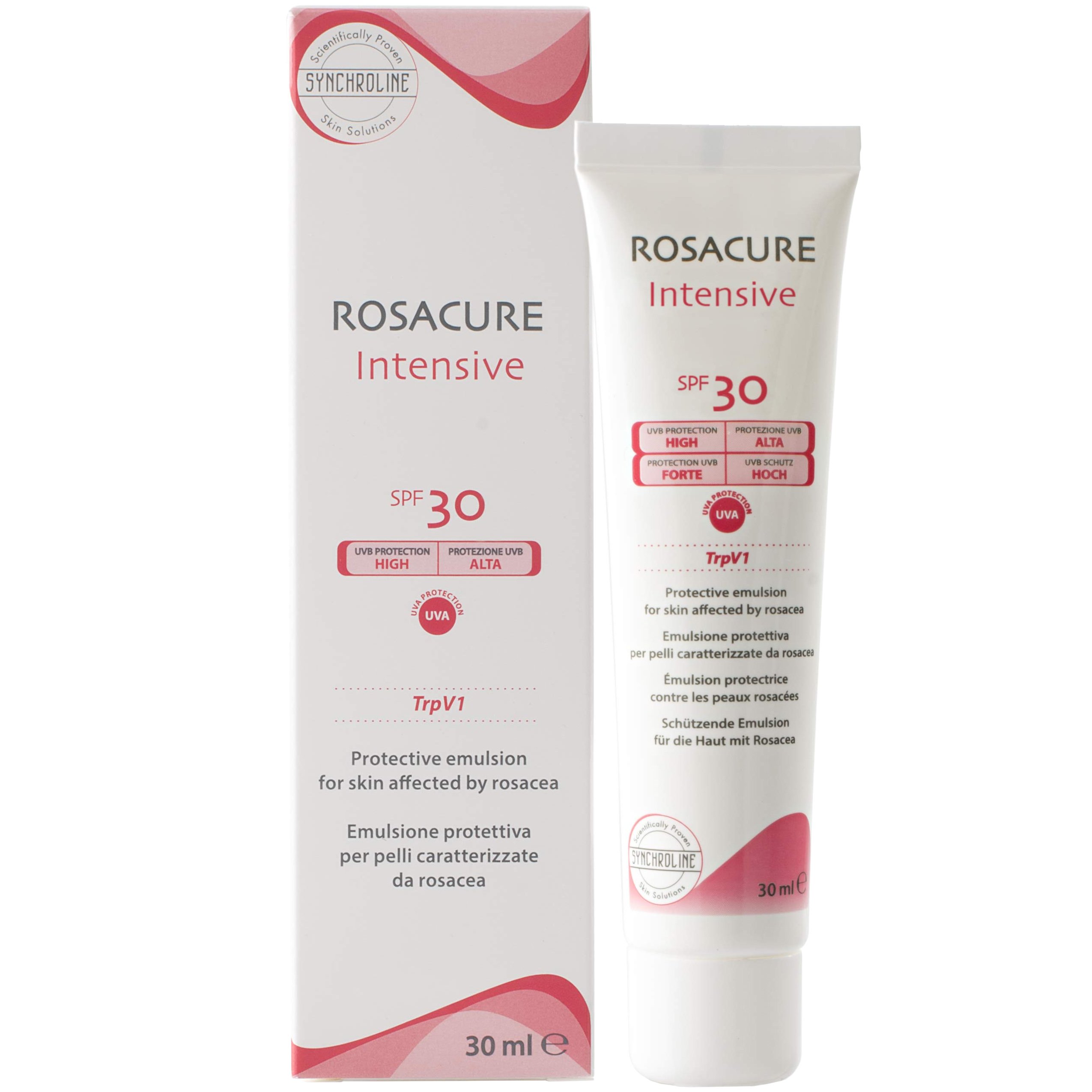 Synchroline Synchroline Rosacure Intensive Cream Spf30 Ενυδατική & Καταπραϋντική Κρέμα για Επιδερμίδες που Πάσχουν από Ερυθρότητα 30ml