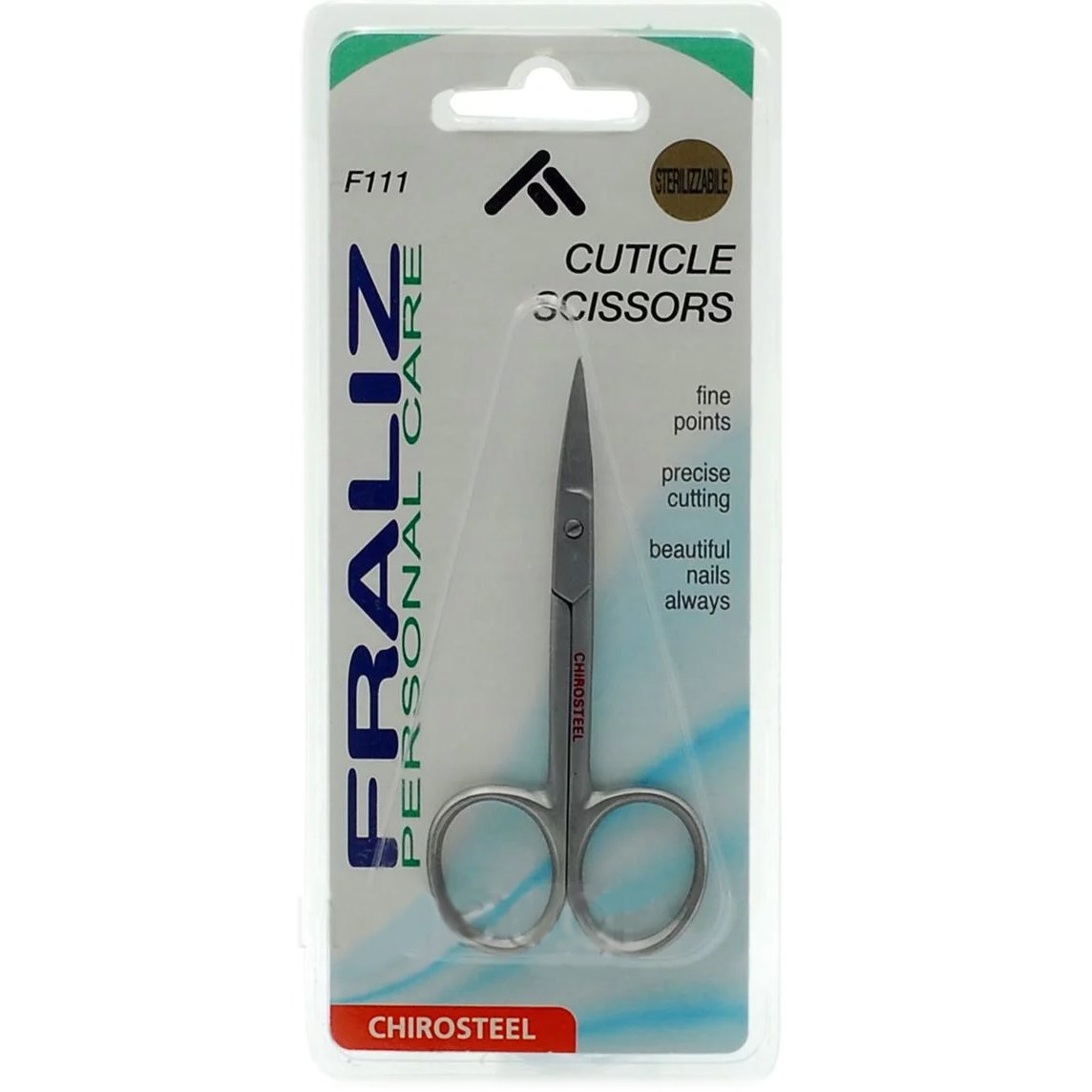 Health-Plus Fraliz F111 Cuticle Scissors Ψαλιδάκι για Πετσάκια Καμπυλωτό 1 Τεμάχιο