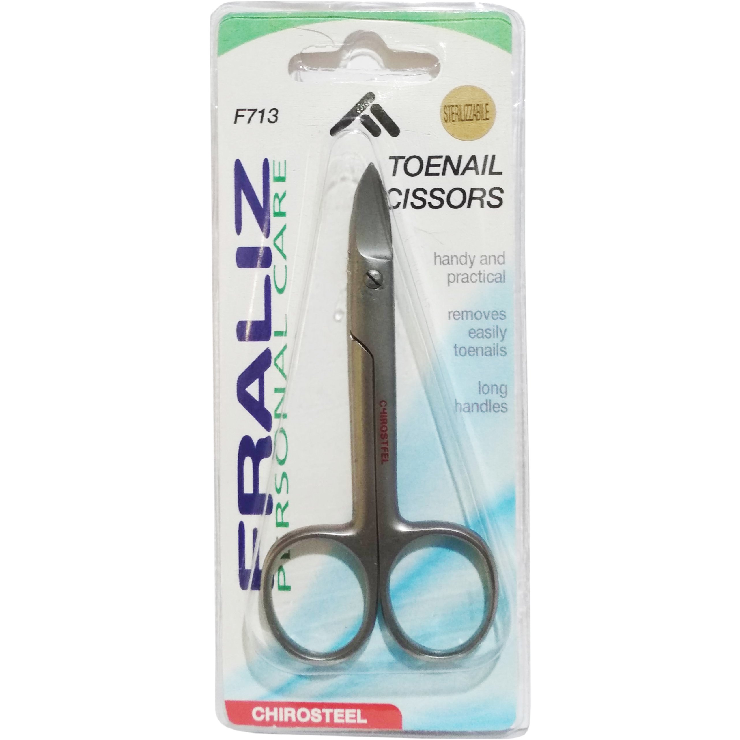 Health-Plus Fraliz F713 Toenail Scissors Ψαλίδι για Νύχια Ποδιών 1 Τεμάχιο