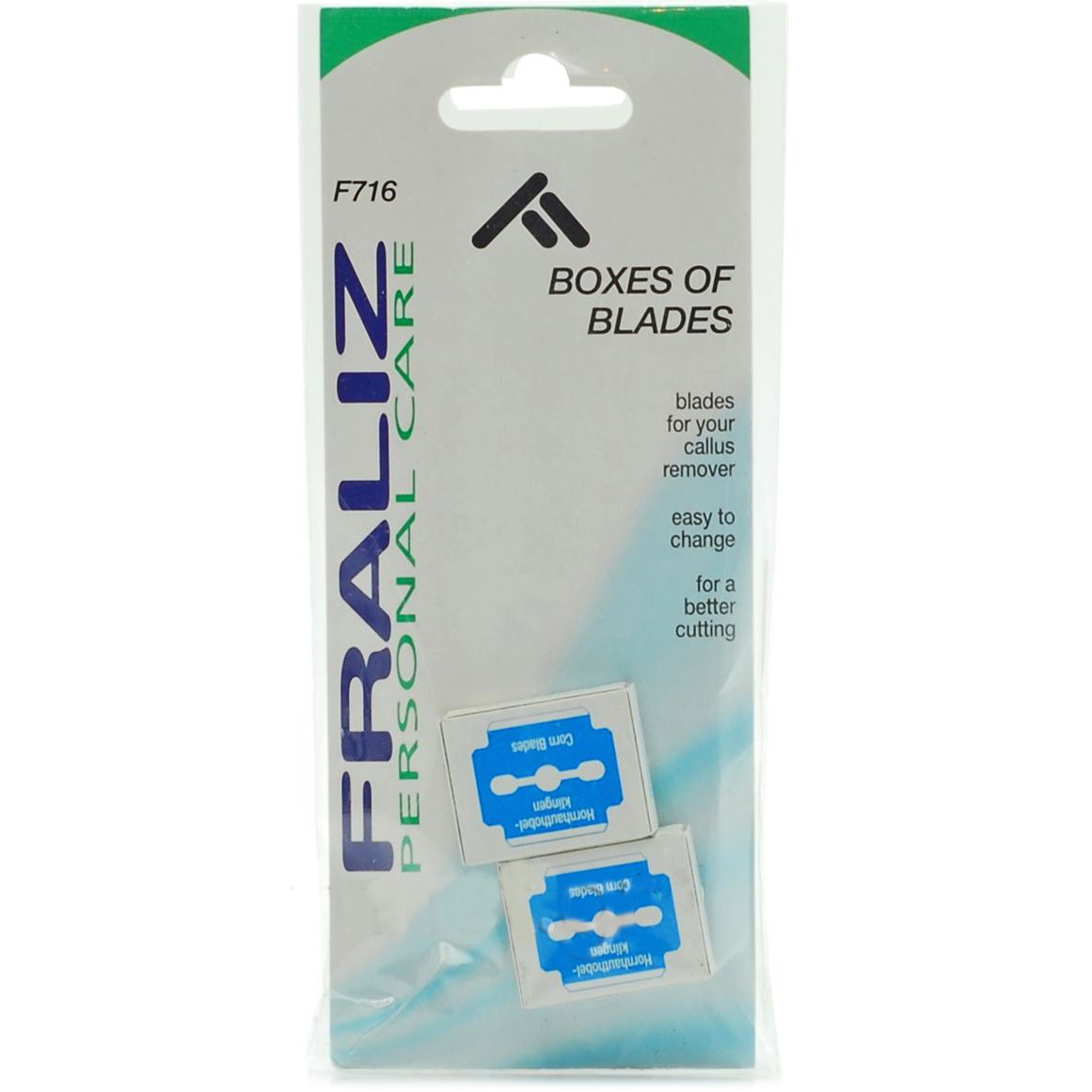 Health-Plus Fraliz F716 Boxes of Blades Ανταλλακτικές Λεπίδες για το Αφαιρετικό Κάλων 2 Κουτάκια των 10 Λεπίδων