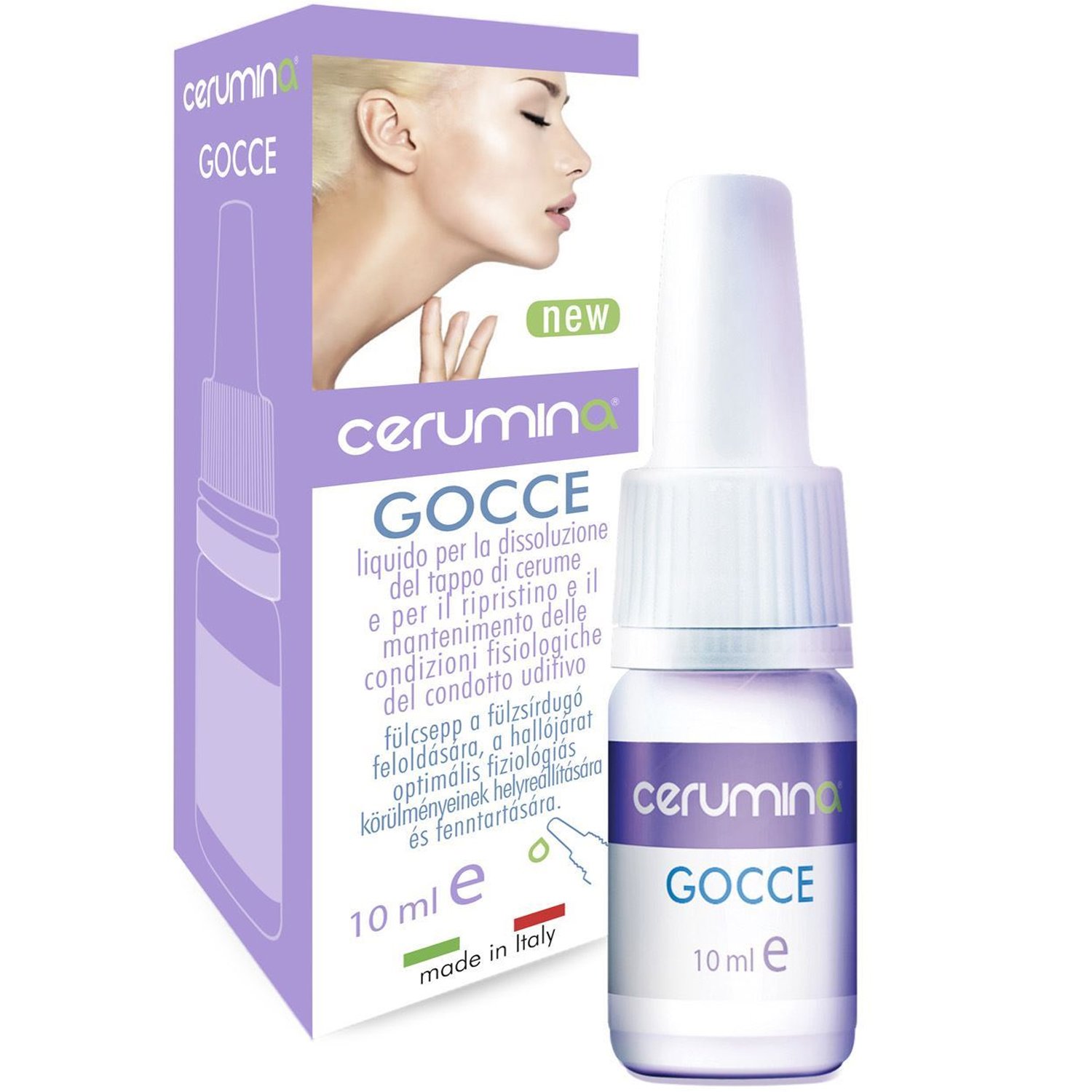 Health-Plus Cerumina Gocce Drops Ωτικές Σταγόνες για την Αφαίρεση της Κυψελίδας 10ml