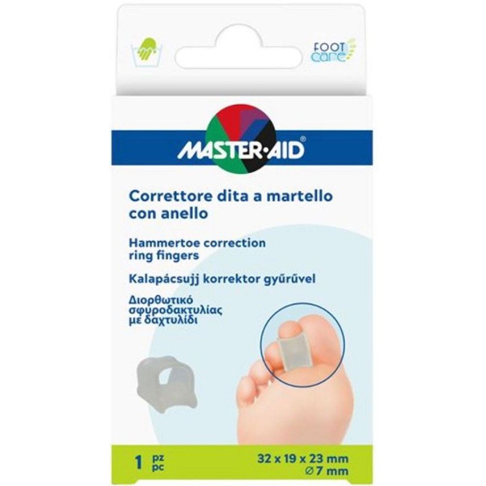 Master Aid Master Aid Hammertoe Correction Ring Finger 32x19x23mm Διορθωτικό Σφυροδακτυλίας με Δαχτυλίδι 1 Τεμάχιο