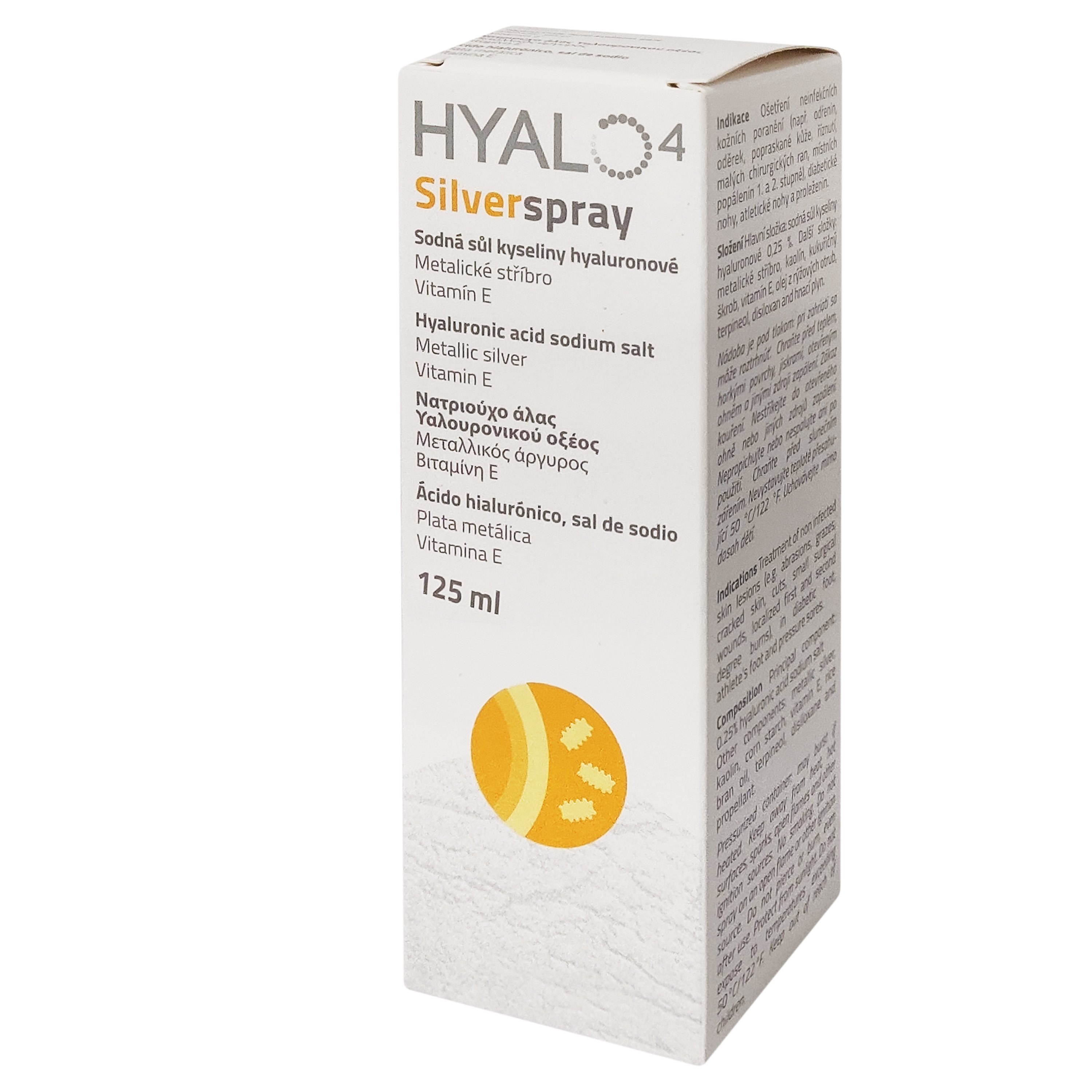 Hyalo 4 Hyalo4 Silver Spray Spray Εναιωρήματος που Συμβάλλει στην Επούλωση Πληγών 125ml