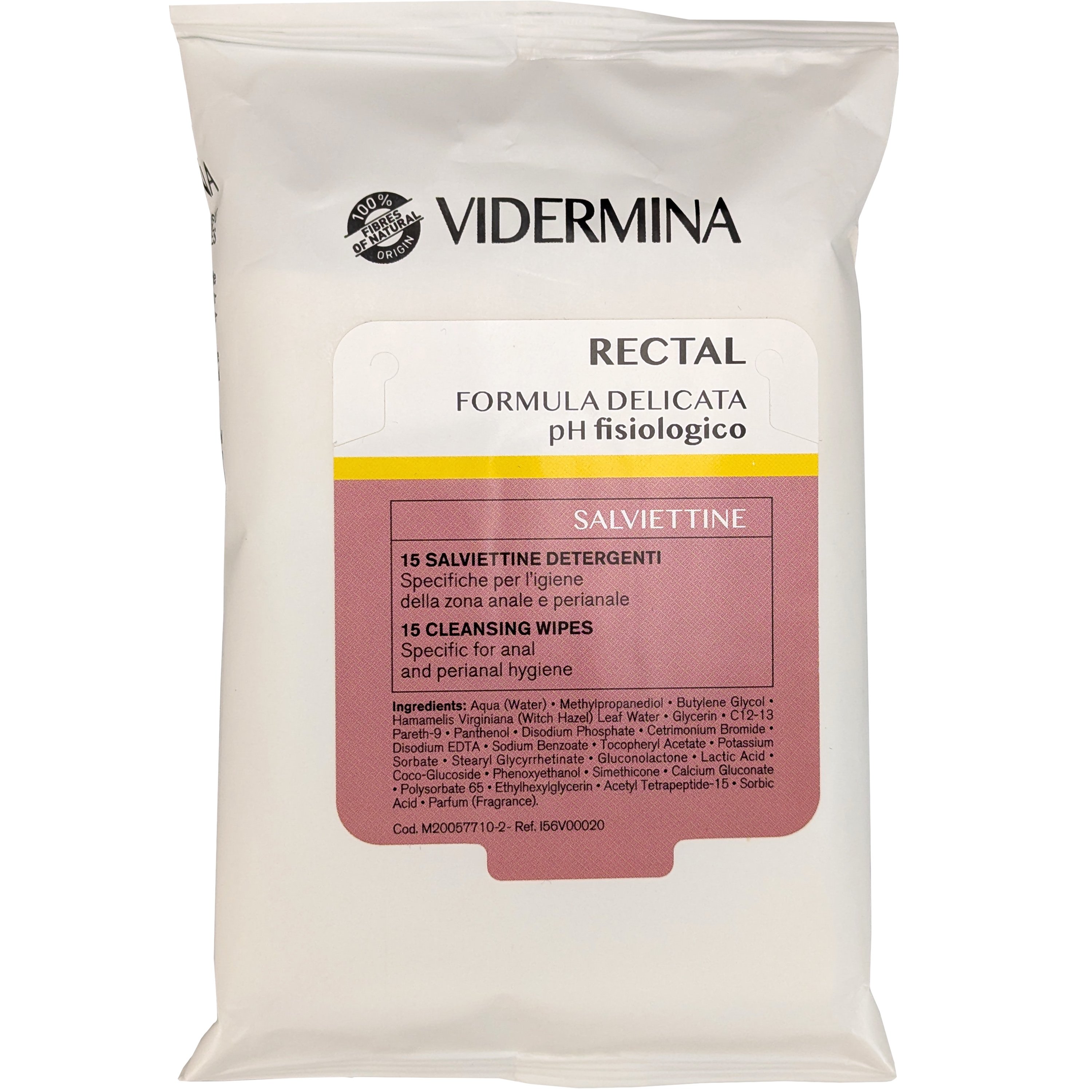 Vidermina Rectal Cleansing Wipes Μαντηλάκια για τον Καθαρισμού της Πρωκτικής & Περιπρωκτικής Περιοχής 15 Τεμάχια φωτογραφία