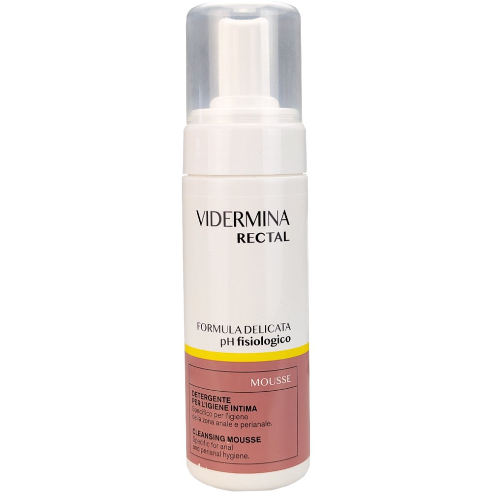 EPSILON HEALTH Vidermina Rectal Mousse Cleansing Foam Αφρός Καθαρισμός για την Υγιεινή της Πρωκτικής & Περιπρωκτικής Περιοχής 165ml