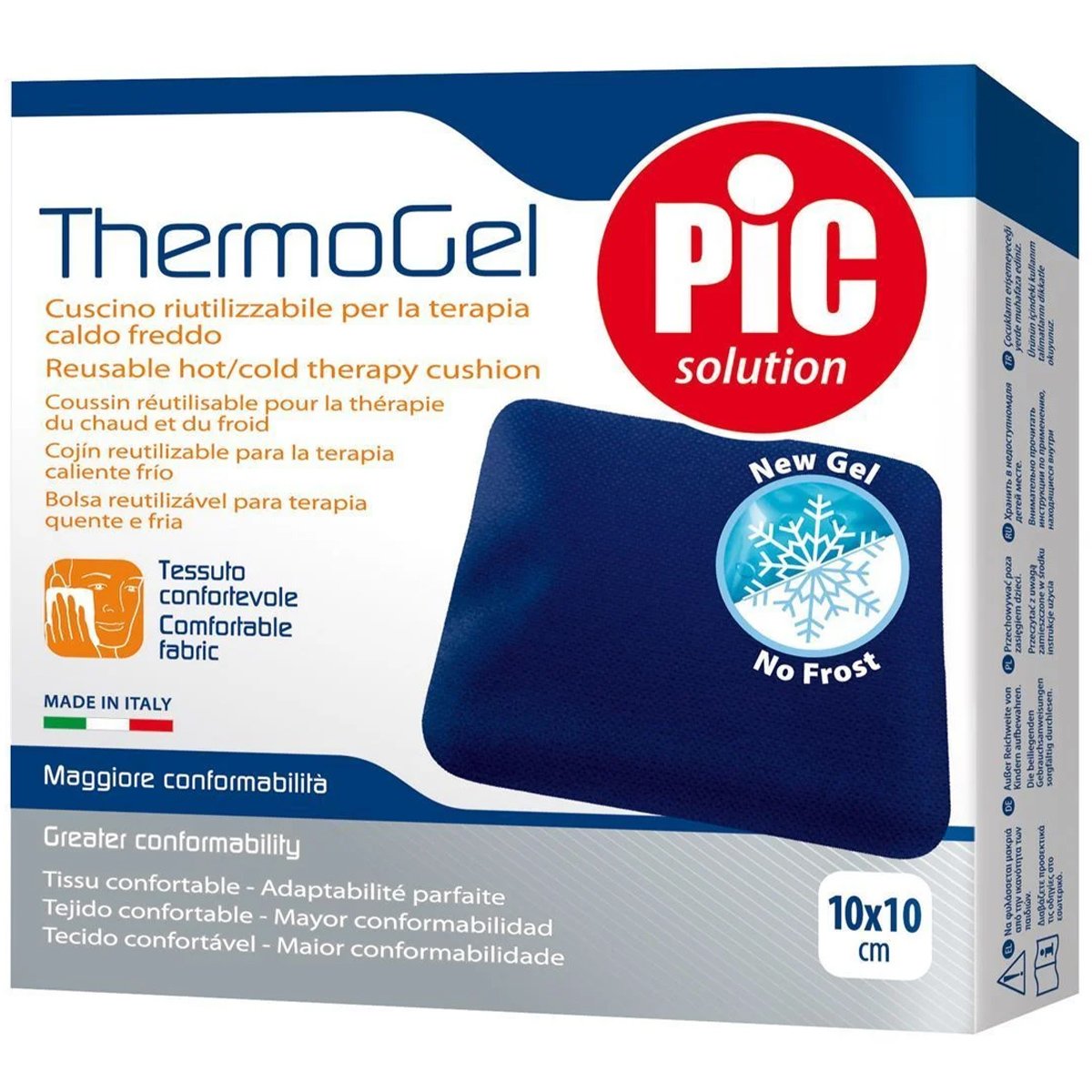 Pic Solution Thermogel 10x10cm Παγοκύστη & Θερμοφόρα Πολλαπλών Χρήσεων για Φυσική Ανακούφιση από τον Πόνο 1 Τεμάχιο φωτογραφία