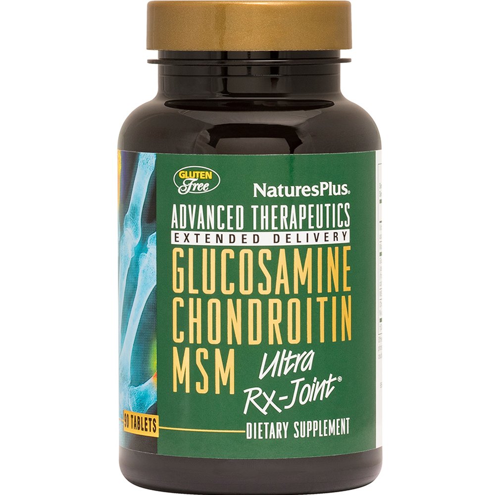 Natures Plus Glucosamine, Chondroitin, MSM Ultra Rx-Joint Συμπλήρωμα Διατροφής για την Καλή Λειτουργία των Αρθρώσεων & του Χόνδρου Κατά των Φλεγμονών της Οστεοαρθρίτιδας 90tabs φωτογραφία