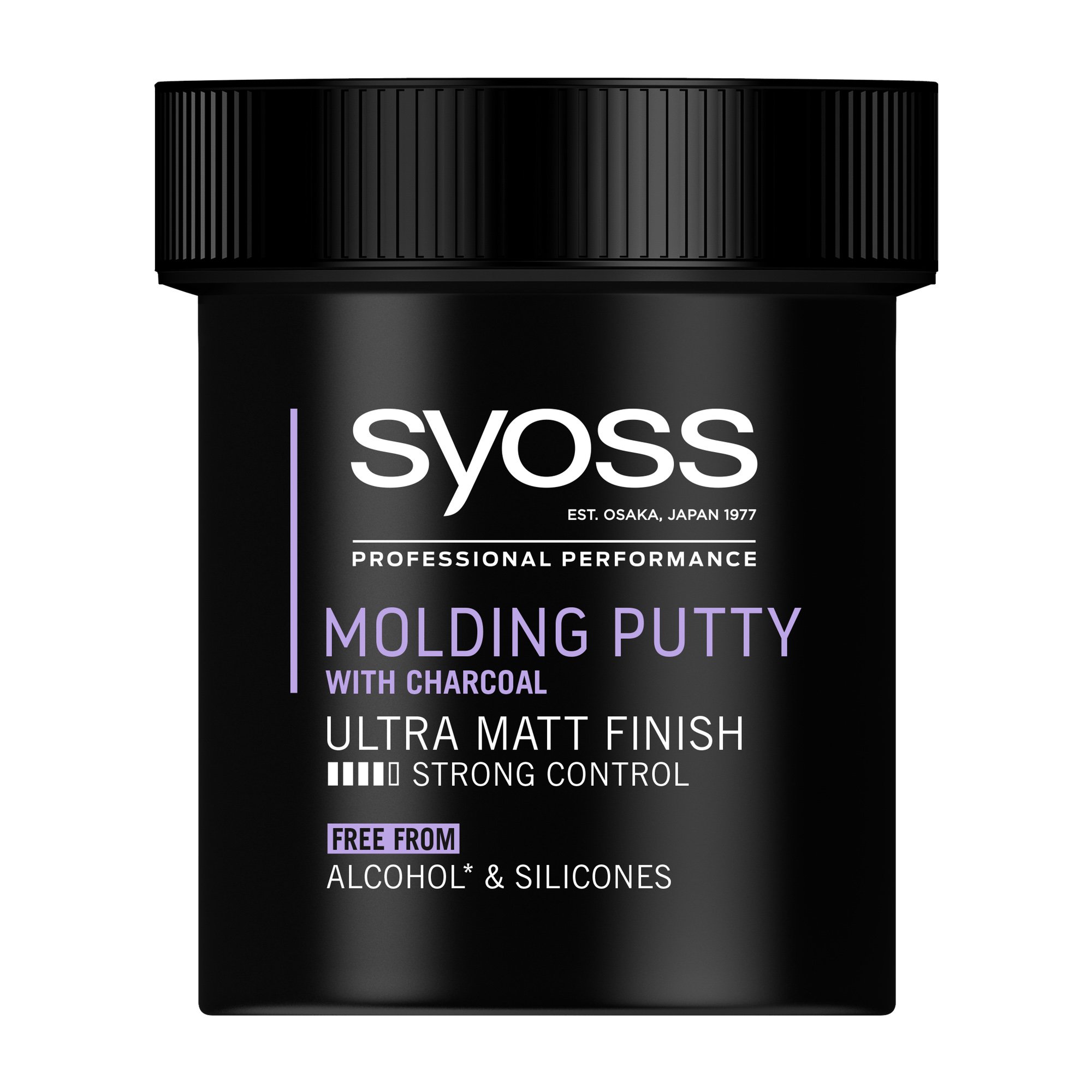 Syoss Syoss Molding Paste With Charcoal Πάστα Μαλλιών με Άνθρακα για Δυνατό Κράτημα & Ultra Ματ Αποτέλεσμα 130ml