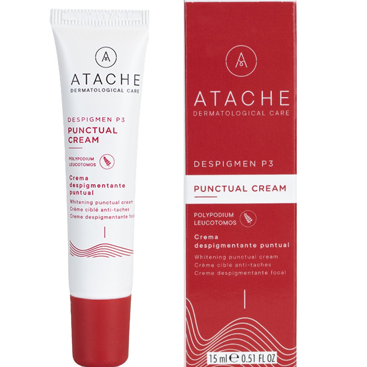 Atache Atache Despigmen P3 Whitening Punctual Cream Κρέμα Καταπολέμησης των Δυσχρωμιών του Προσώπου για Χρήση Πρωί & Βράδυ 15ml