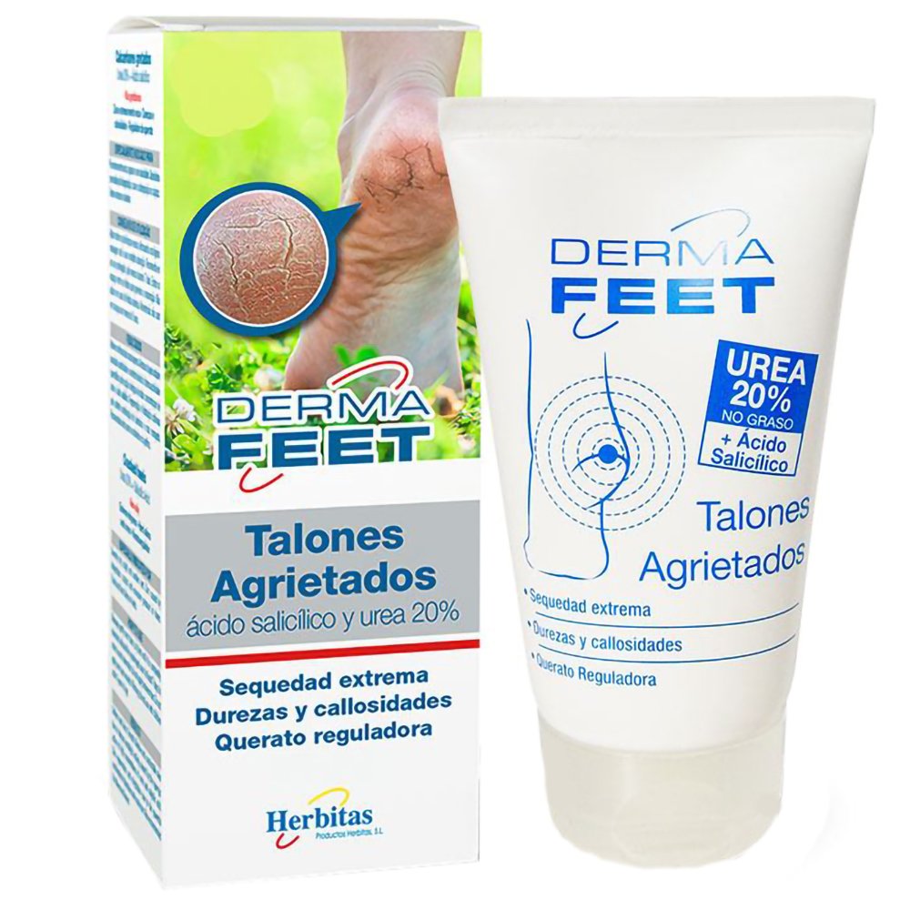 Herbitas Herbitas Derma Feet Talones Argietados Urea 20% Κωδ HF-6033 Ενυδατική Κρέμα Ποδιών με 20% Ουρία & Τριανταφυλλιά 60ml