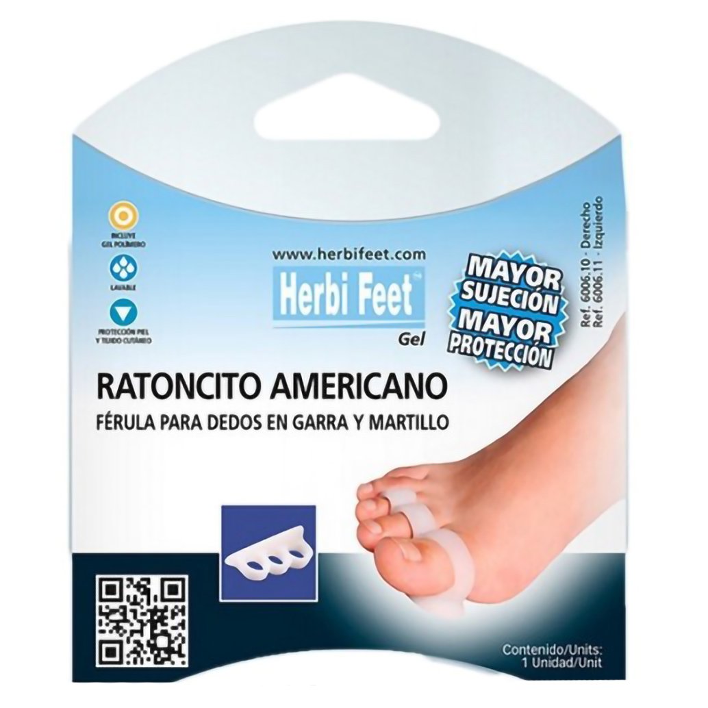 Herbi Feet Herbi Feet American Gel Toe Crest Splint for Claw or Hammer Toes Πέλμα Σφυρδακτυλίας & Διαχωριστικό Δακτύλων One Size 1 Τεμάχιο