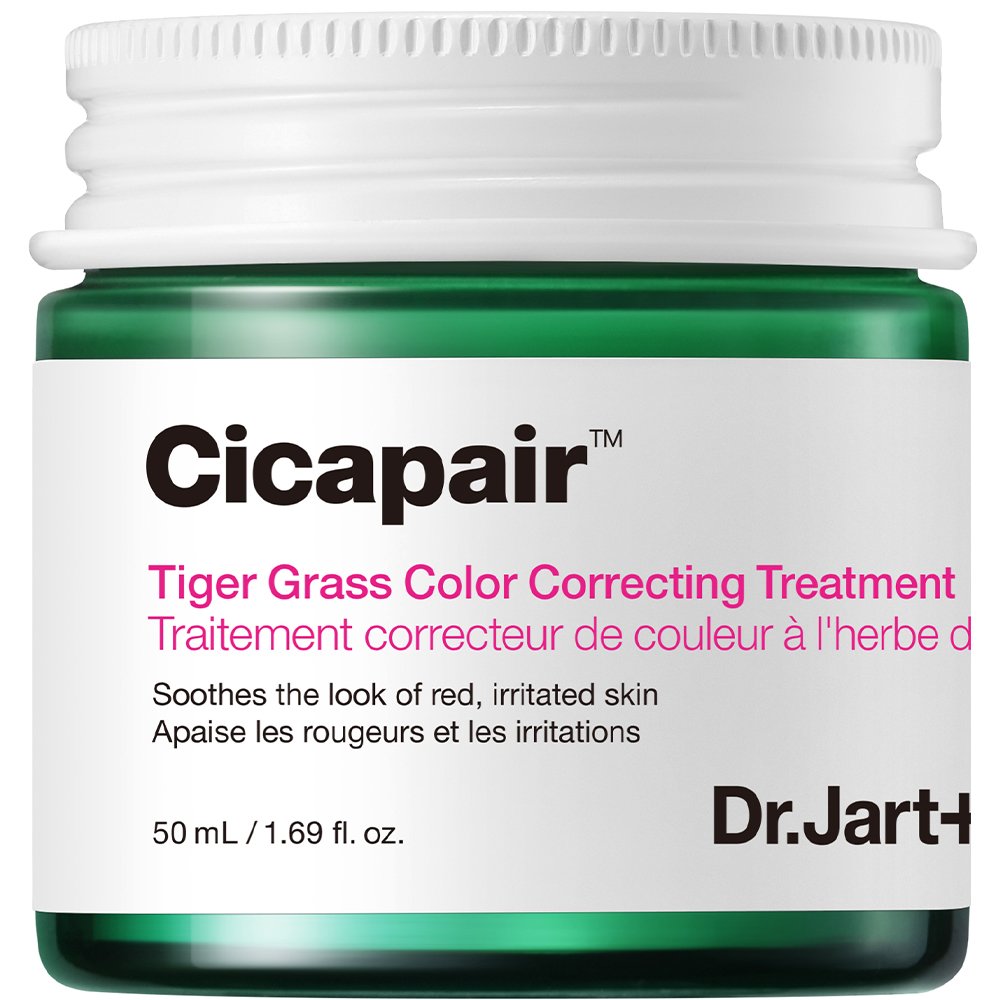 Dr.Jart+ Dr.Jart+ Cicapair Tiger Grass Color Correcting Face Treatment Κρέμα Προσώπου με Νιασιναμίδη & Σύμπλοκο Tiger Grass για Κάλυψη της Ερυθρότητας & Φυσική - Υγιή Όψη, Κατάλληλη για Ερεθισμένο Δέρμα 50ml