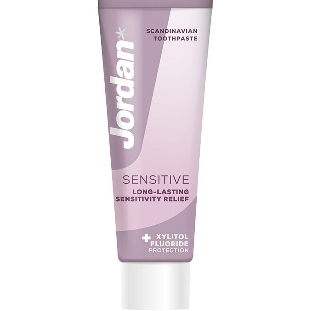 Jordan Jordan Long-Lasting Sensitive Relief Toothpaste Φθοριούχος Οδοντόκρεμα Κατάλληλη για Ευαίσθητα Δόντια & Ούλα 75ml