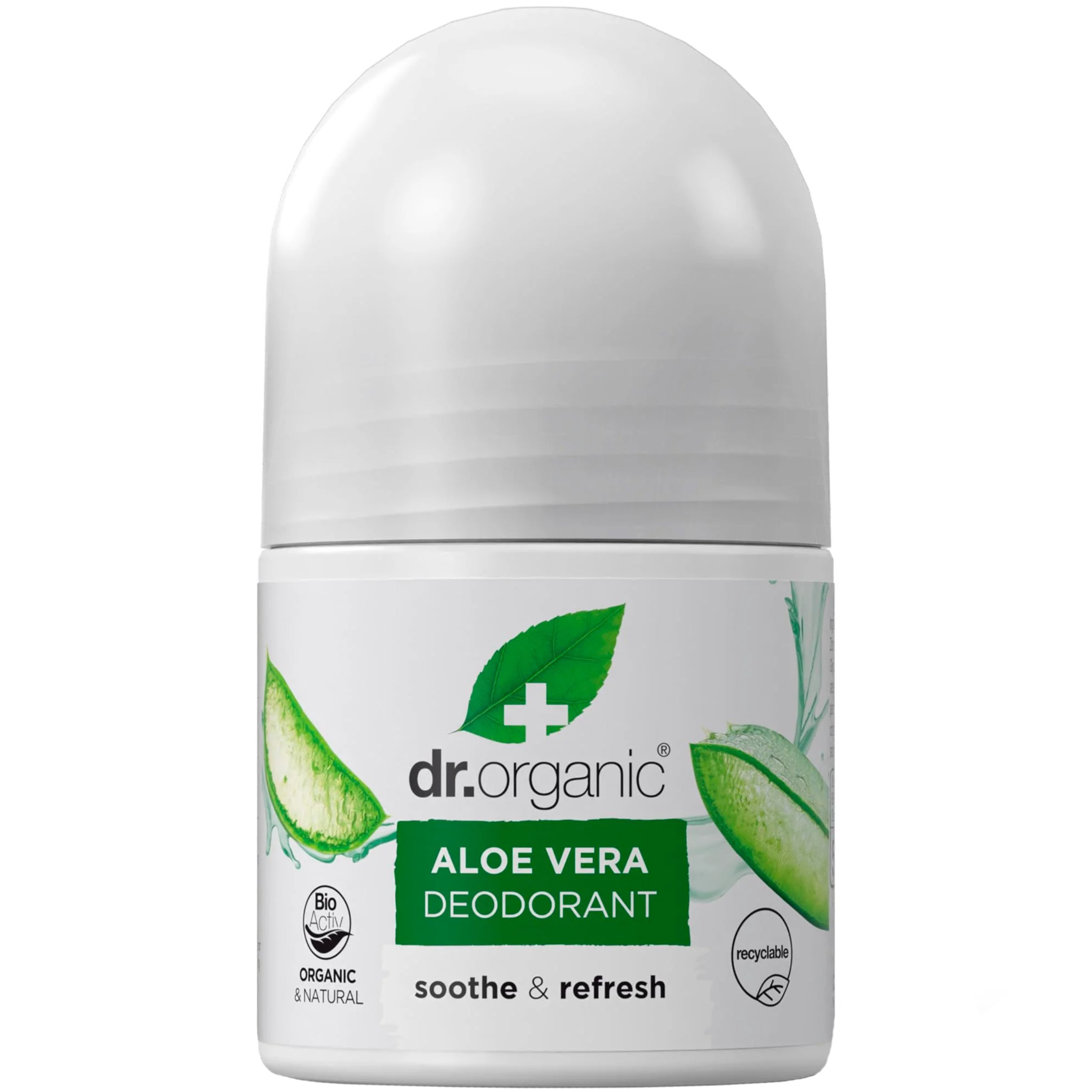 Dr Organic Dr Organic Aloe Vera Deodorant Αποσμητικό με Βιολογική Αλόη Βέρα 50ml