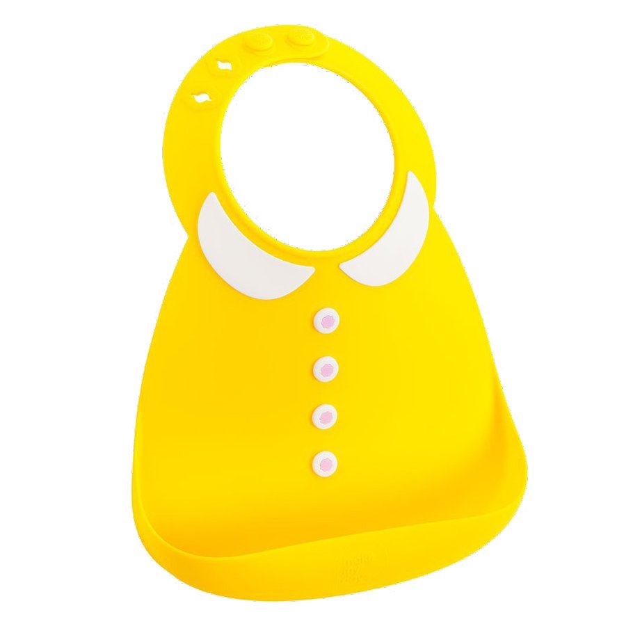 MakeMyDay MakeMyDay Baby Bib Κωδ 70119 Σαλιάρα Σιλικόνης για Ηλικίες από 6 Μηνών 1 Τεμάχιο - Peter Pan Collar